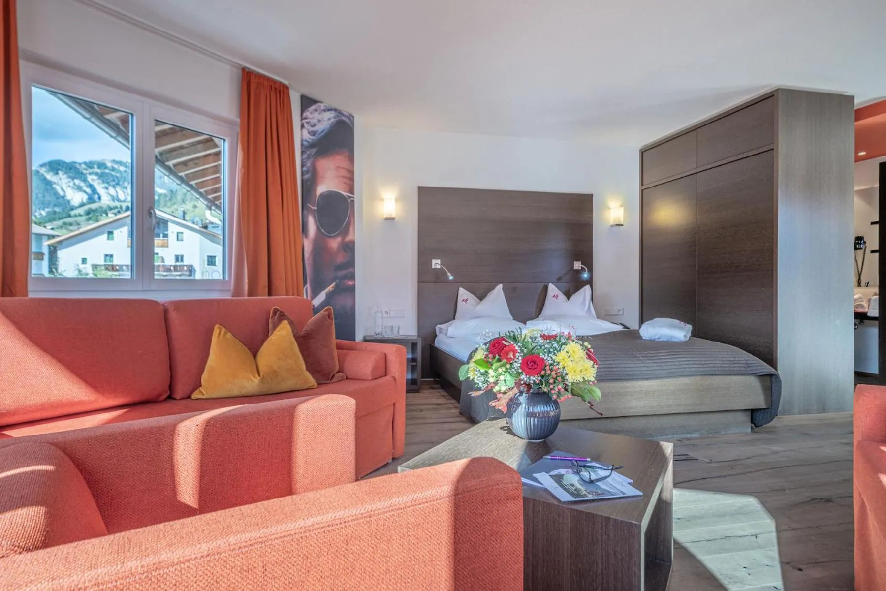 Living room in Alpin Art & Spa Hotel Naudererhof Superior