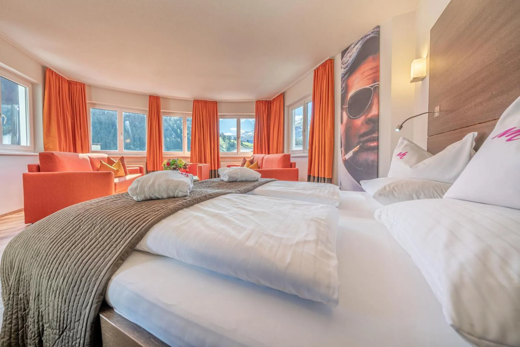 Photo of the whole room, Bed in Alpin Art & Spa Hotel Naudererhof Superior