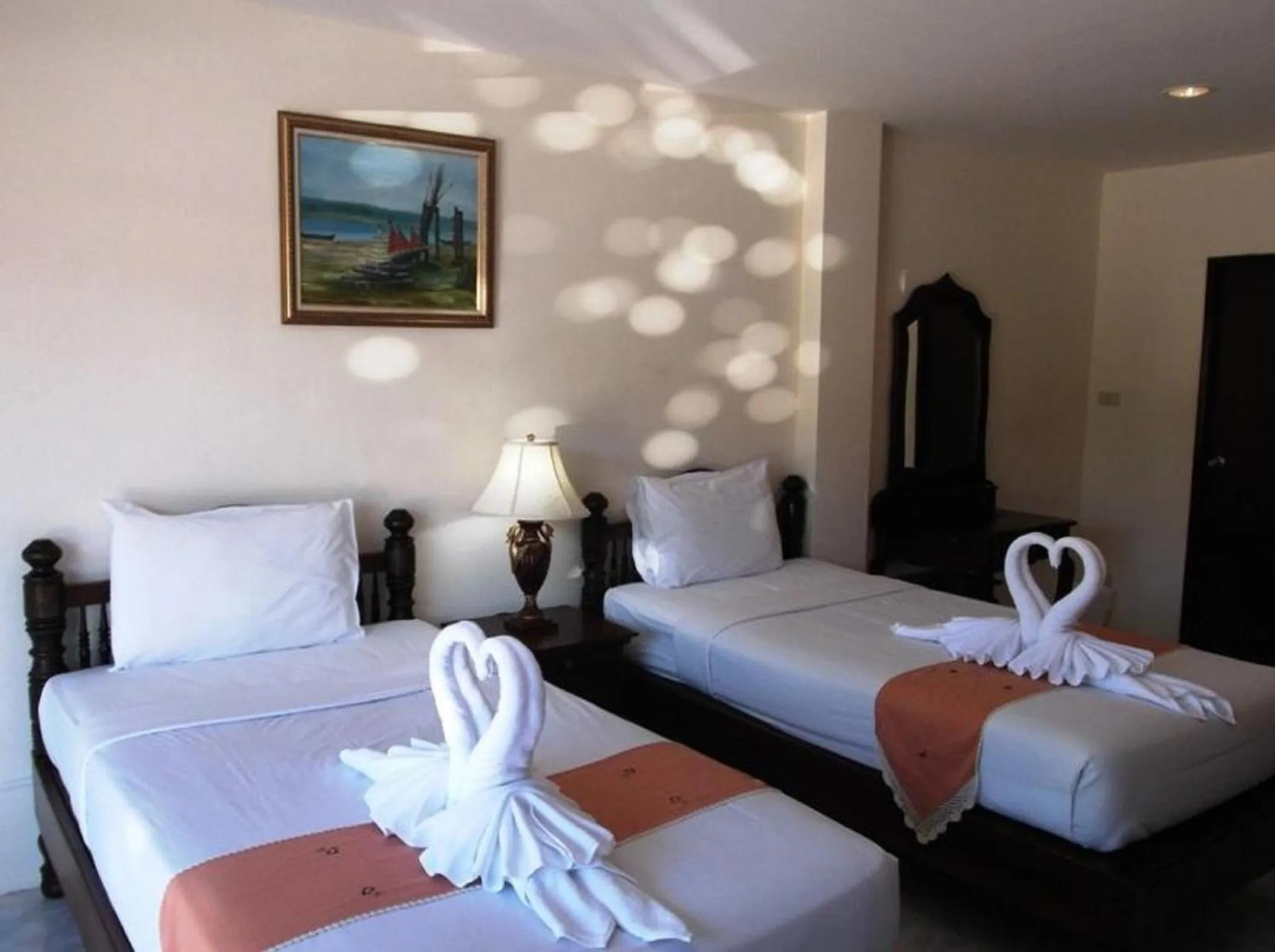 Bed in Panupong Hotel