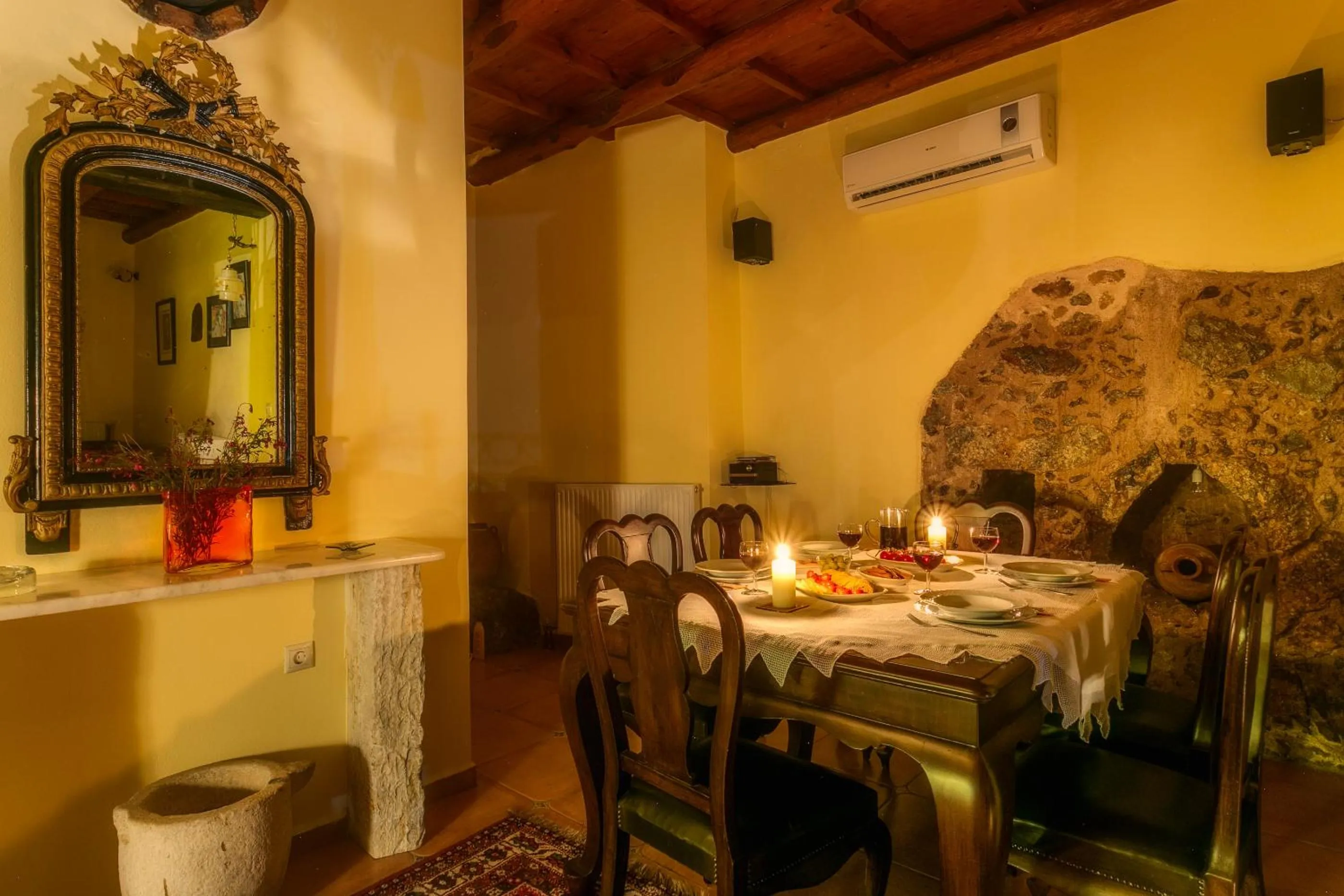 Food close-up in Ifigenia Theriso Village