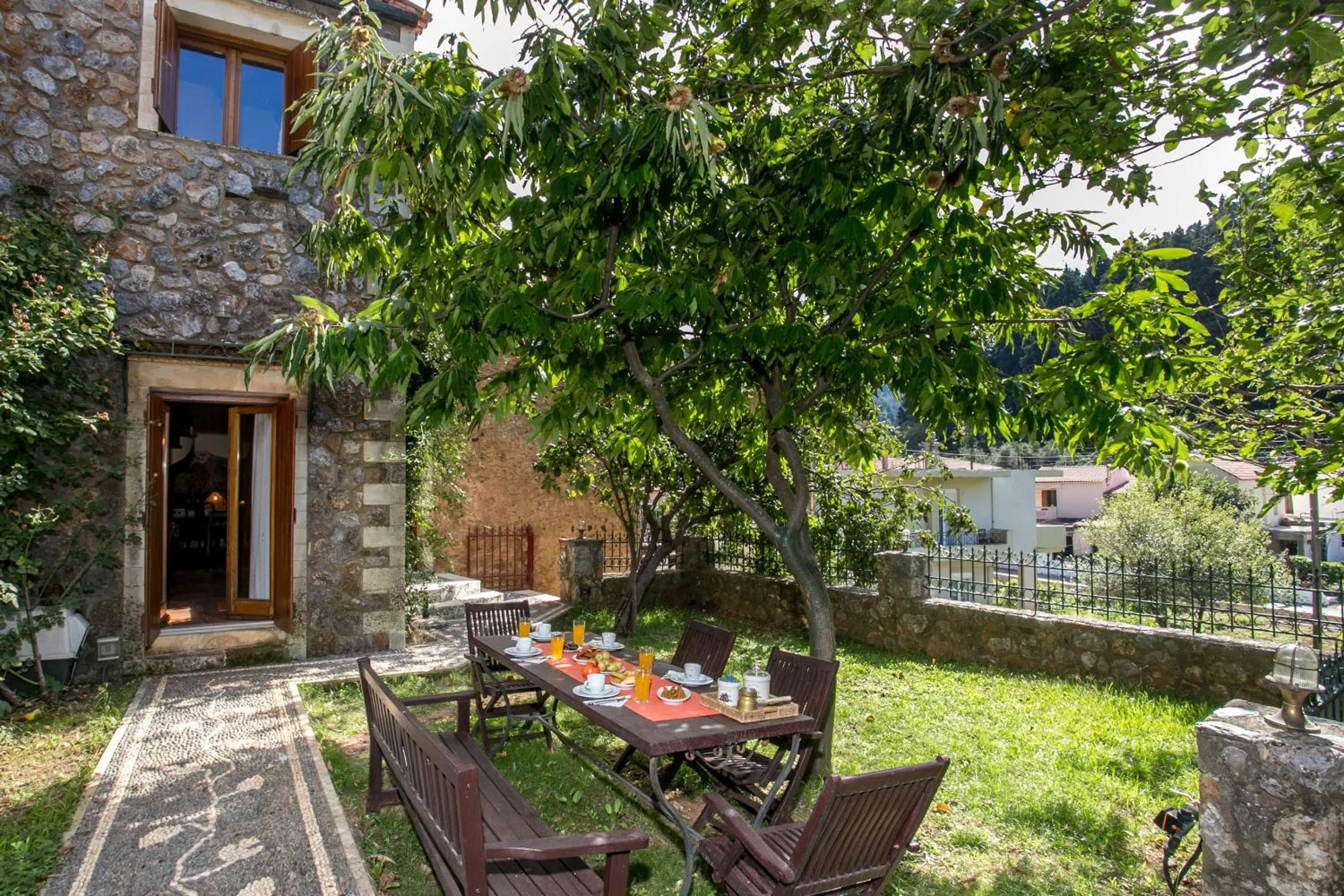 Garden in Ifigenia Theriso Village