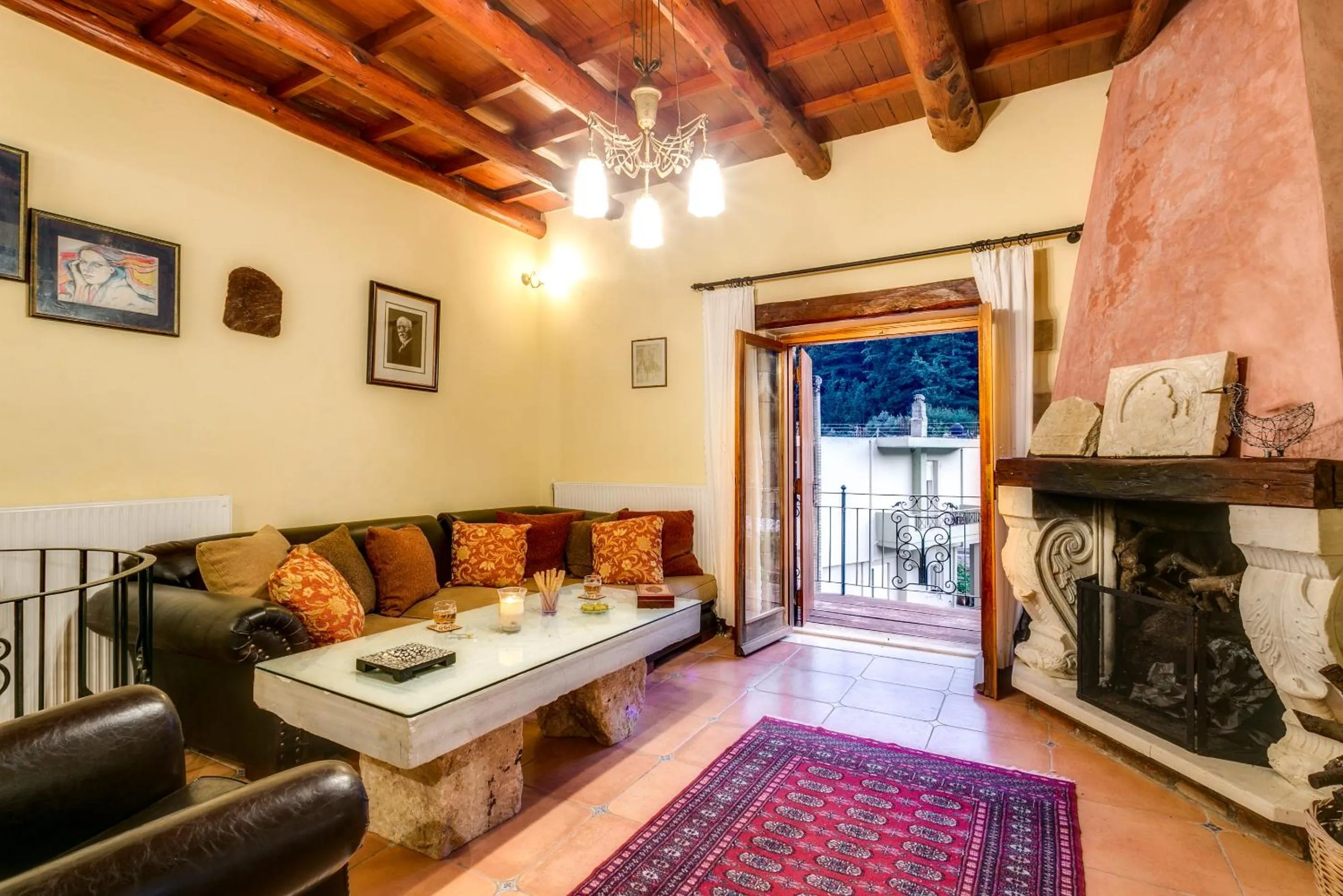 Sunset in Ifigenia Theriso Village