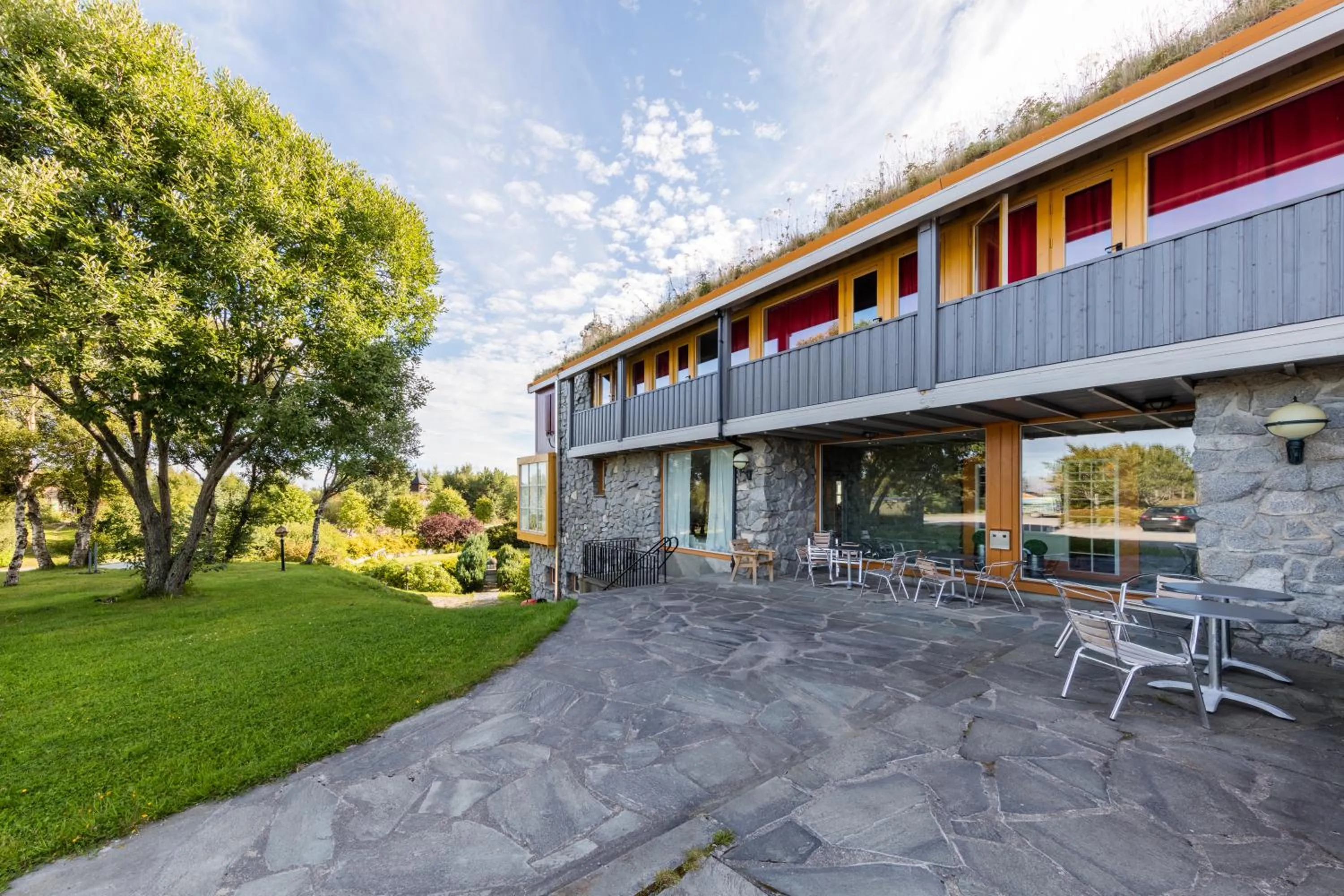 Patio in Dolmsundet Hotell Hitra