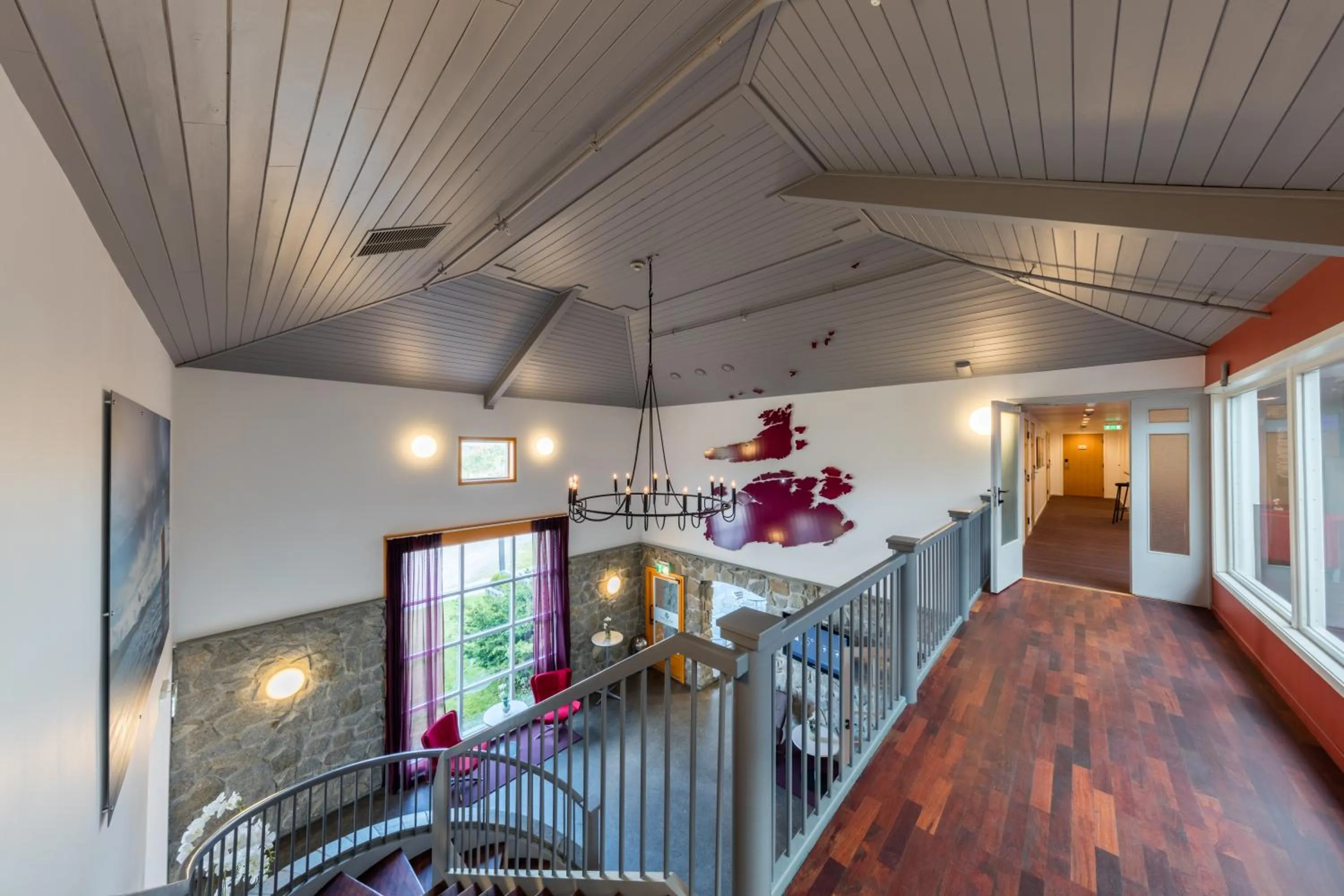 Lobby or reception in Dolmsundet Hotell Hitra