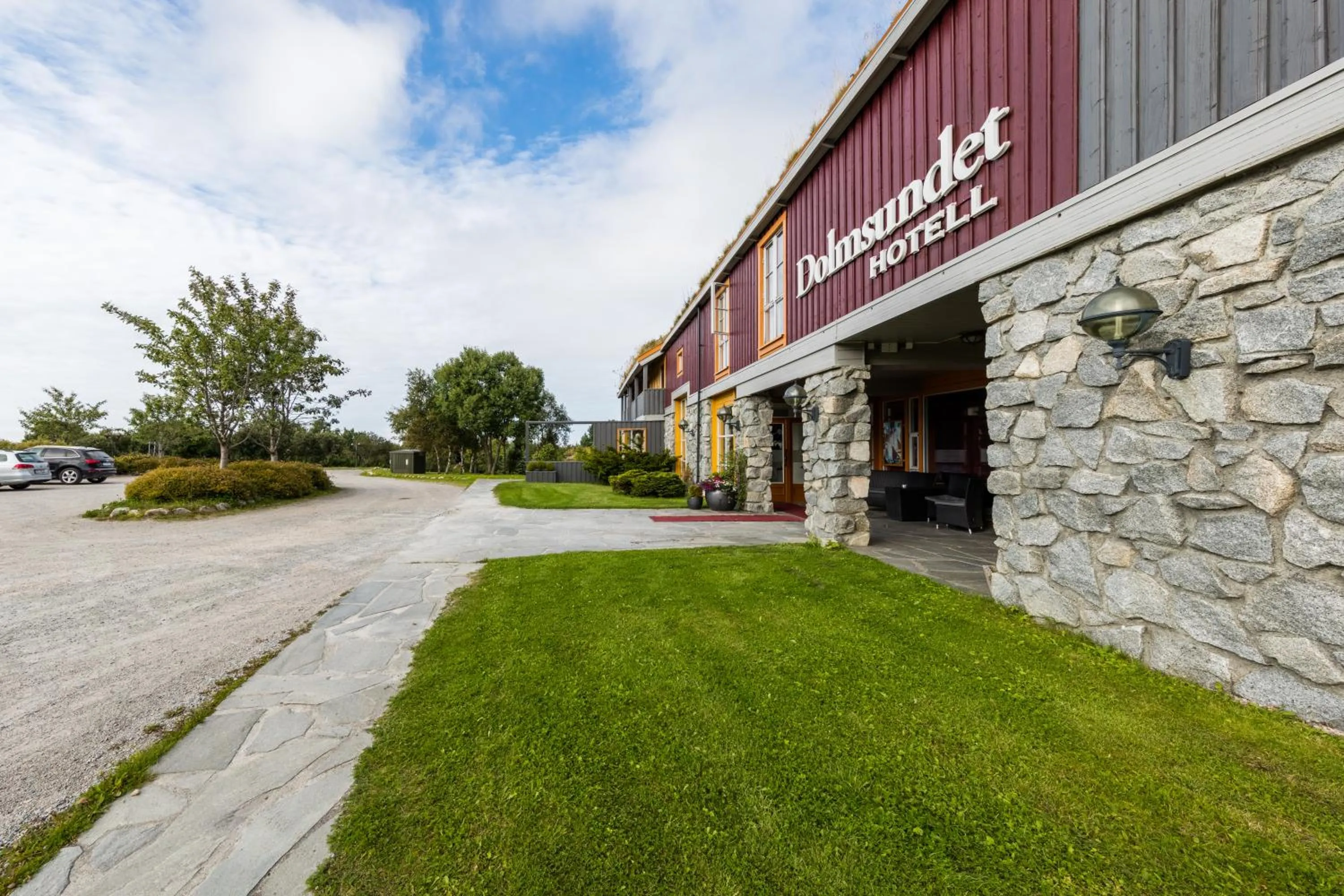 Patio in Dolmsundet Hotell Hitra