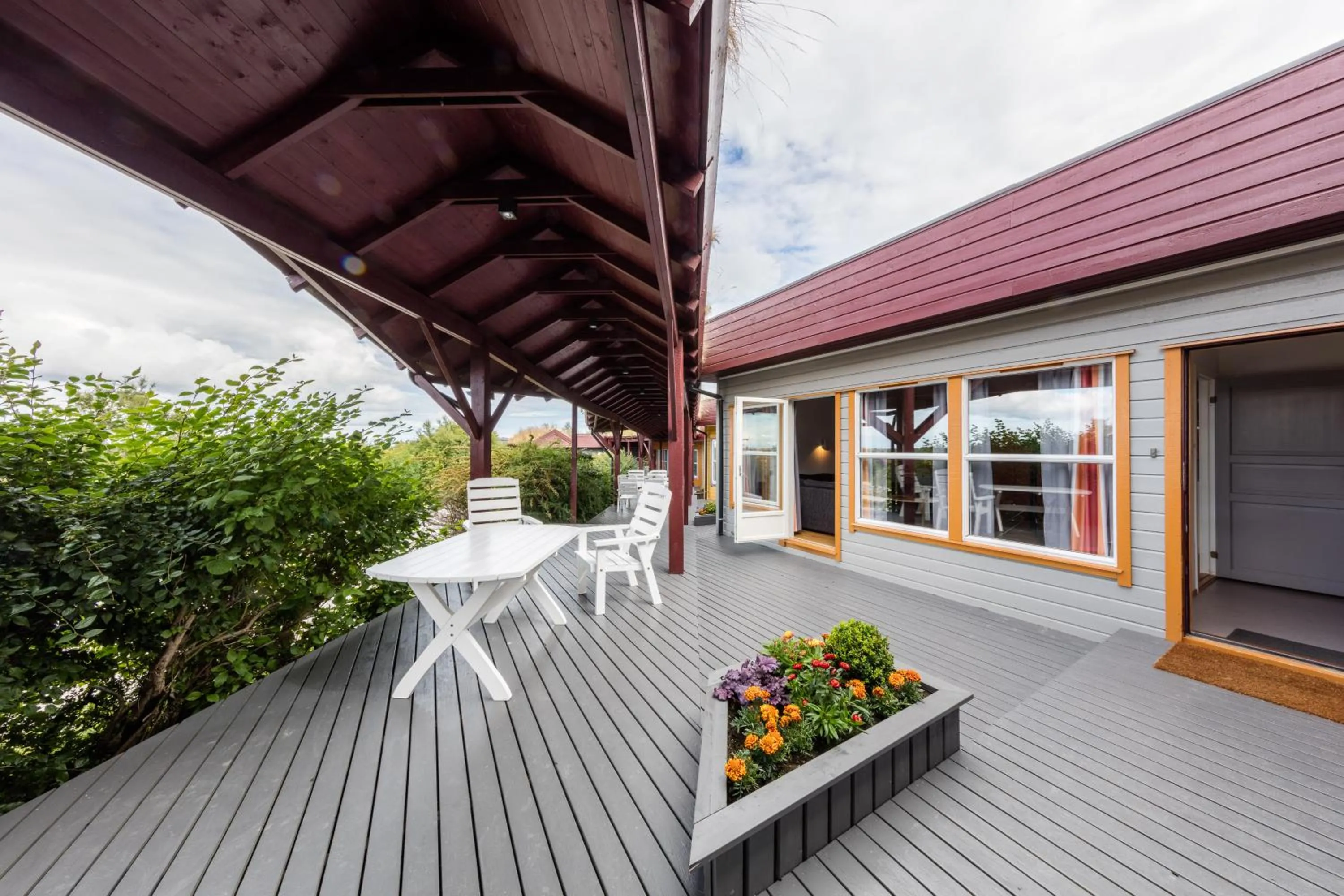 Patio in Dolmsundet Hotell Hitra