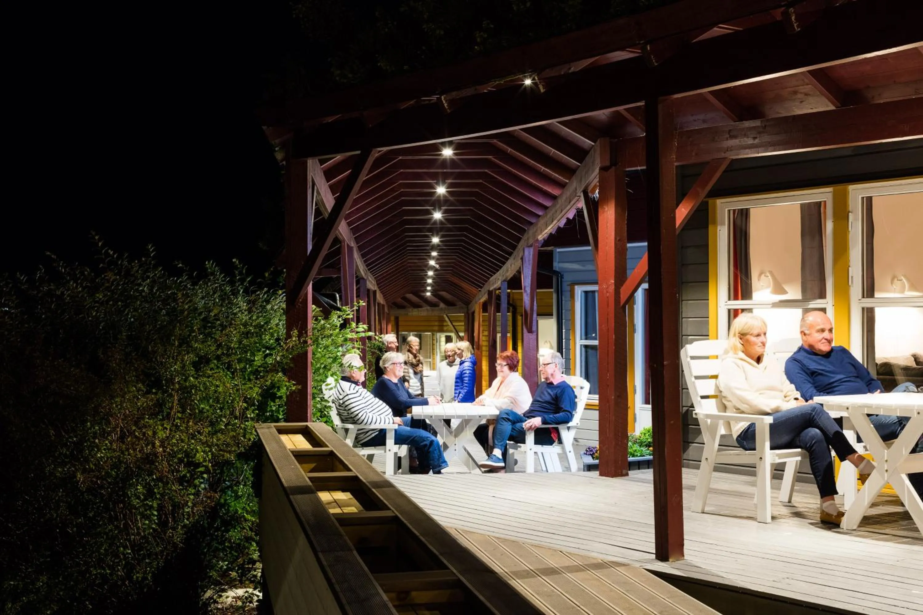 Patio in Dolmsundet Hotell Hitra