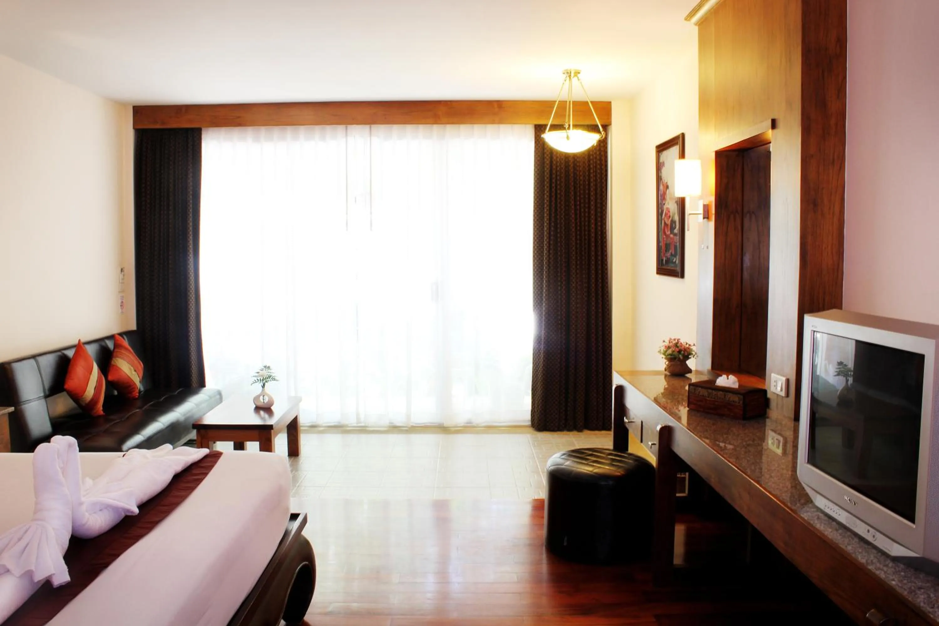 Bed in Baan Pron Phateep