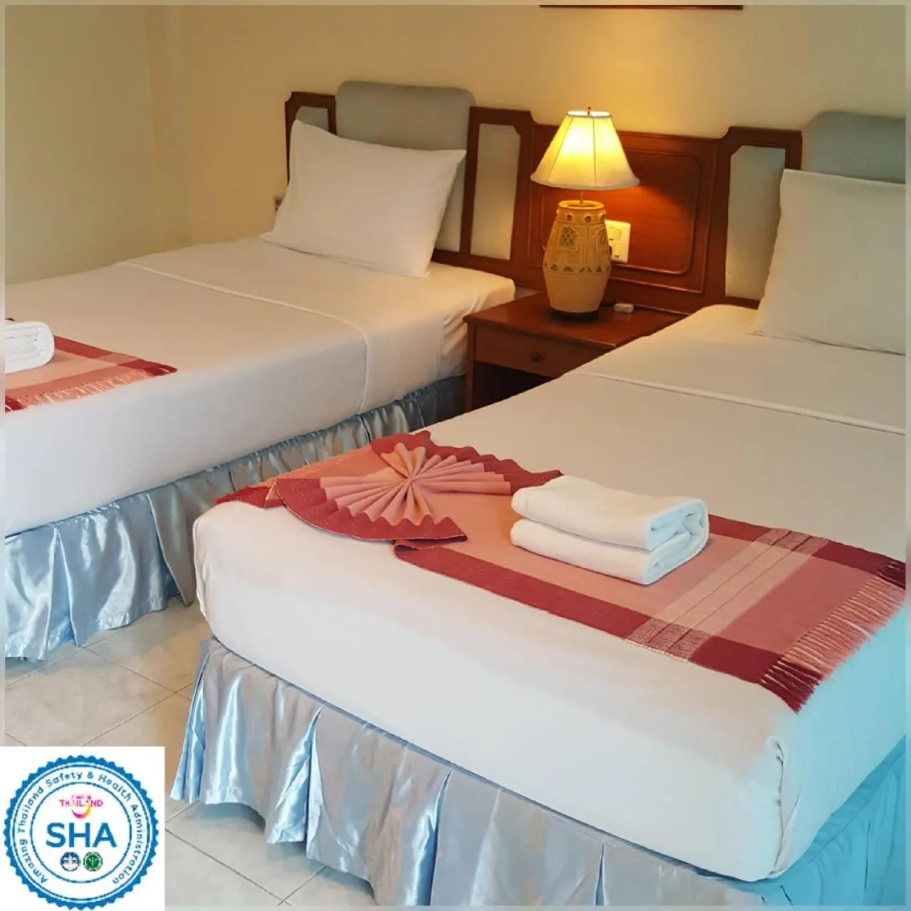 Bed in Baan Pron Phateep