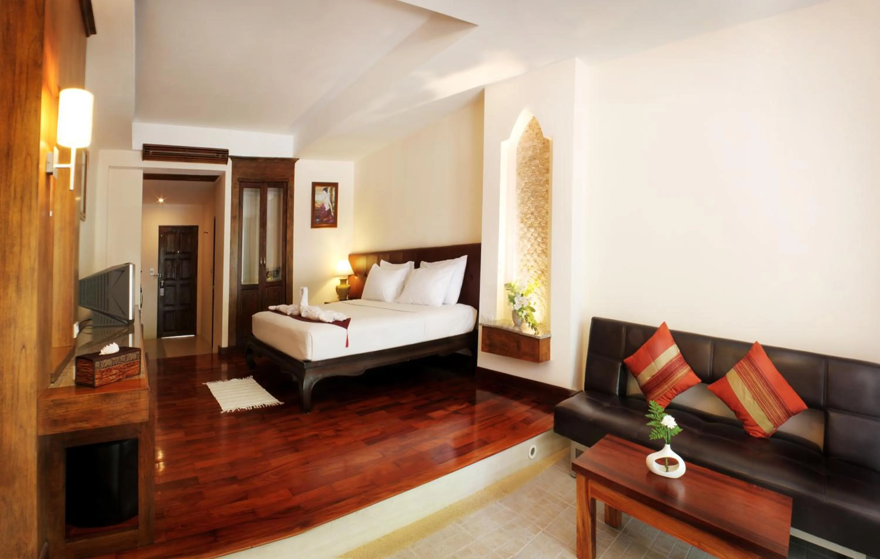 Bed in Baan Pron Phateep