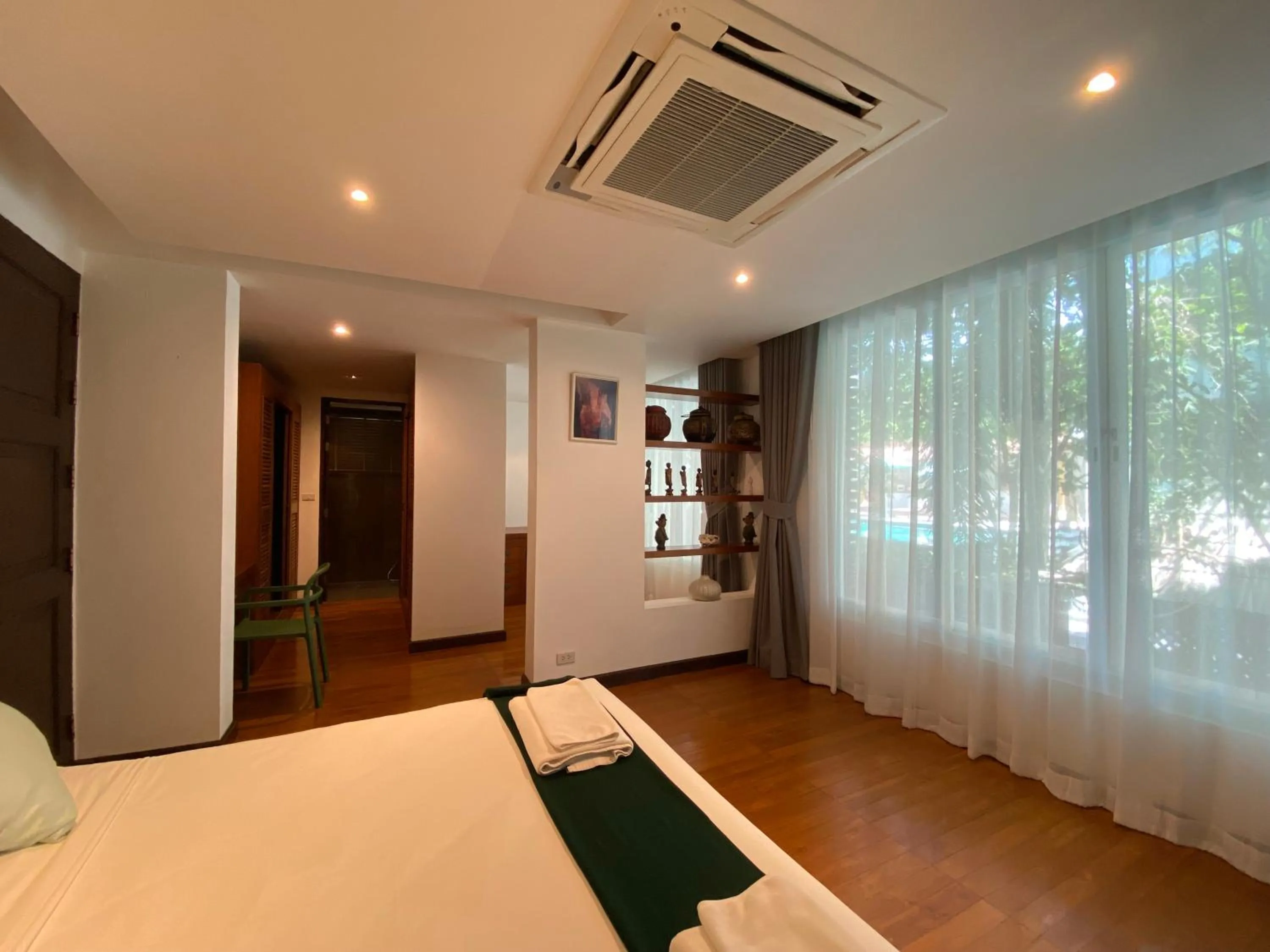 Bedroom, Bed in Baan Khao Hua Jook