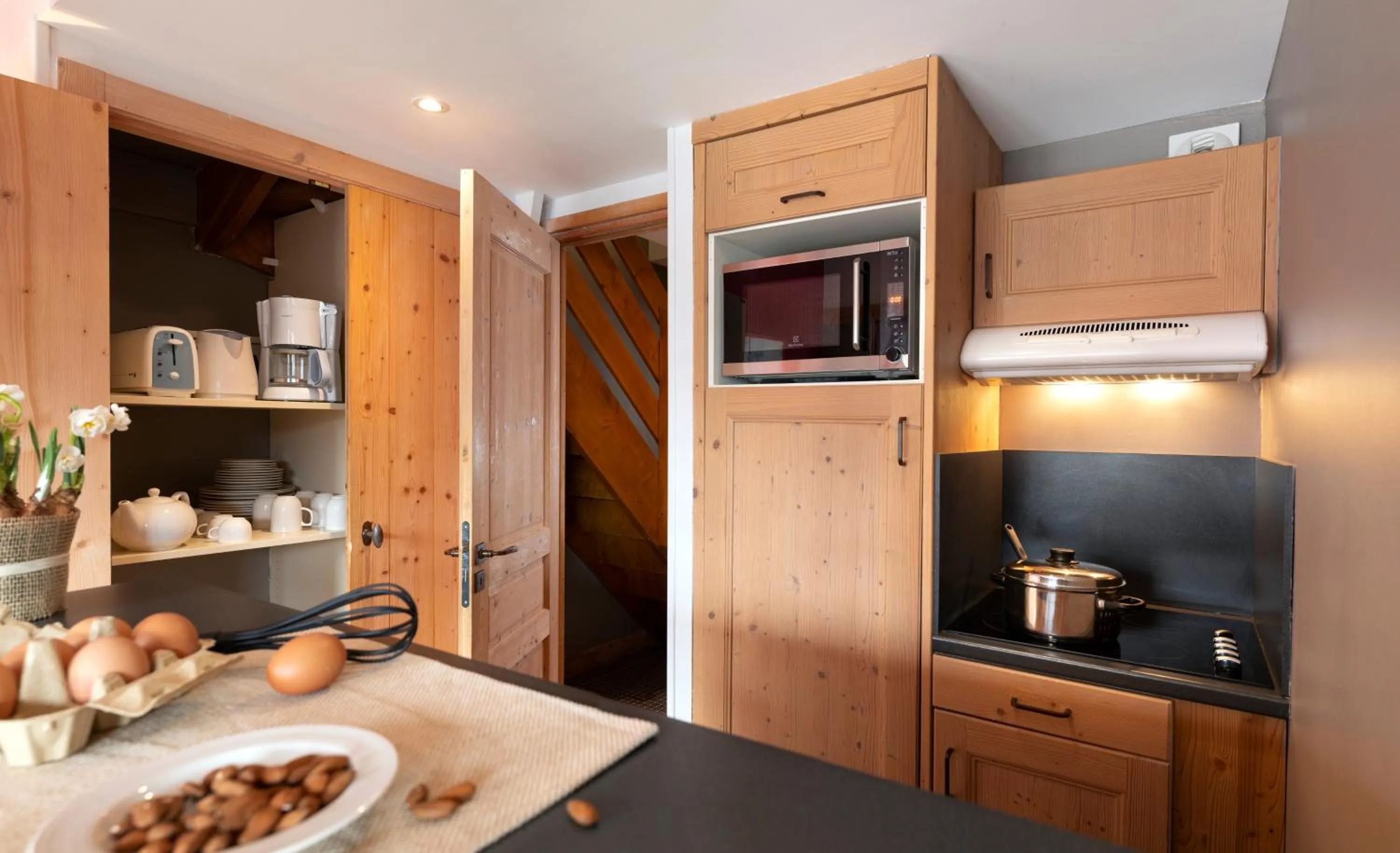 Coffee/tea facilities in Résidence Pierre & Vacances Premium les Crets