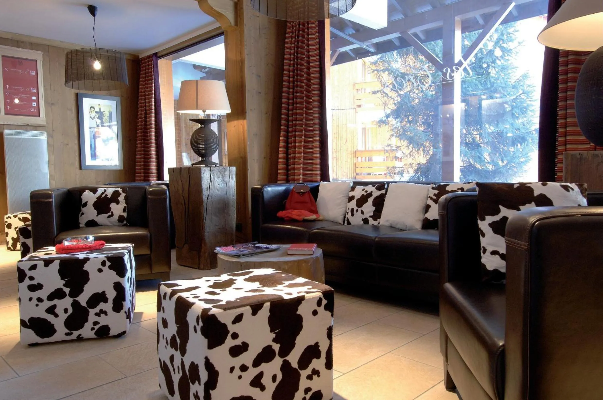 Living room in Résidence Pierre & Vacances Premium les Crets