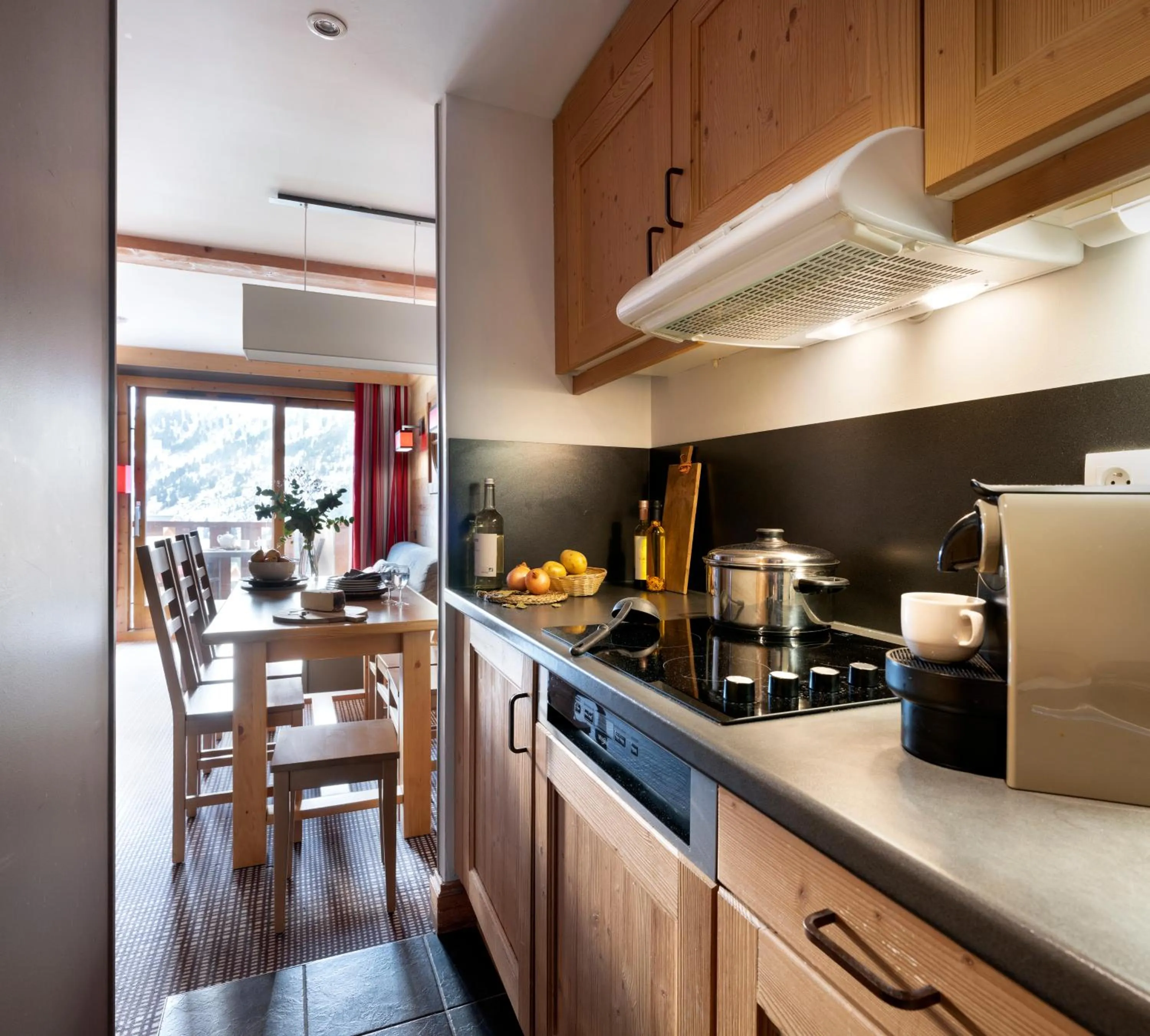 Coffee/tea facilities in Résidence Pierre & Vacances Premium les Crets