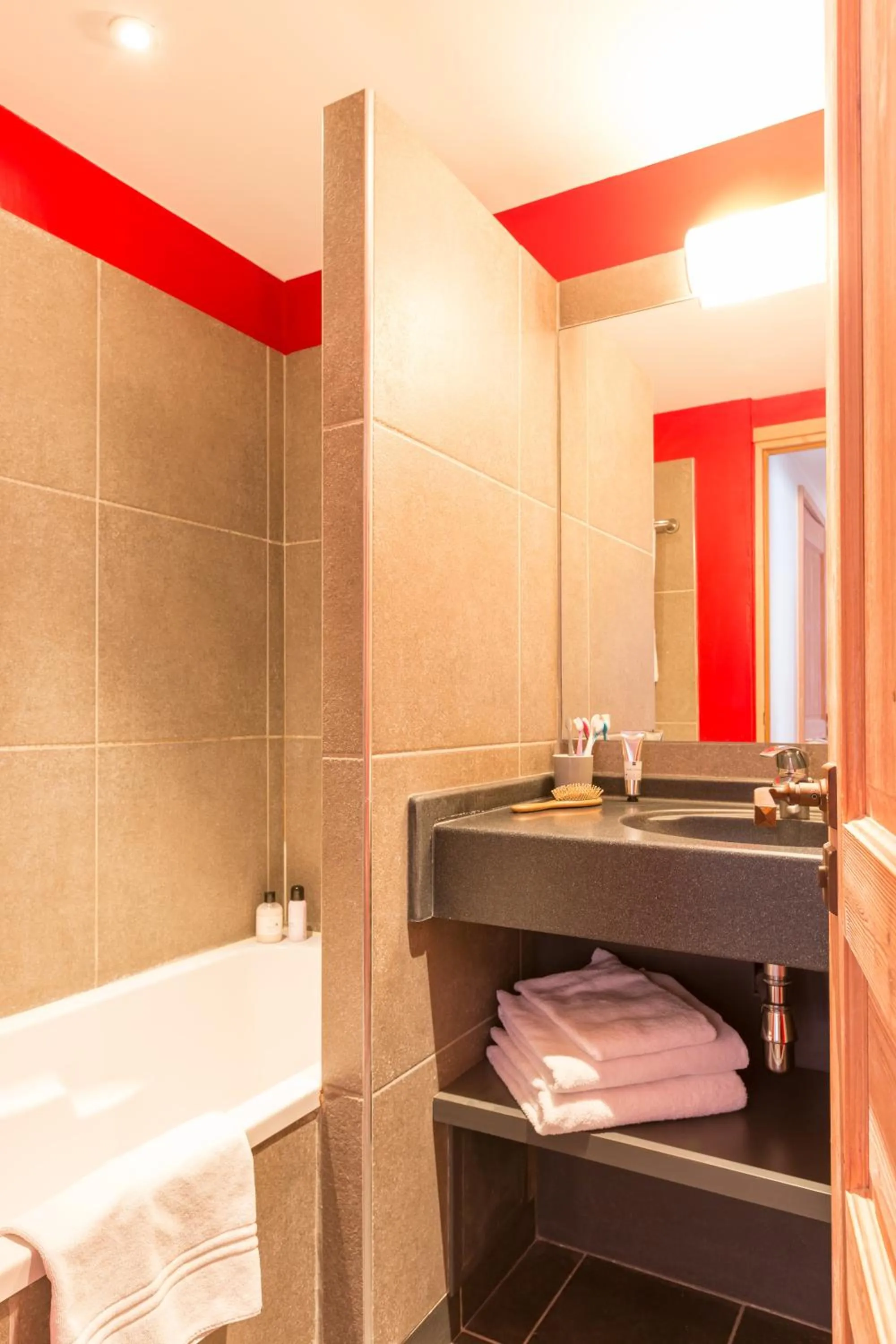 Bathroom in Résidence Pierre & Vacances Premium les Crets