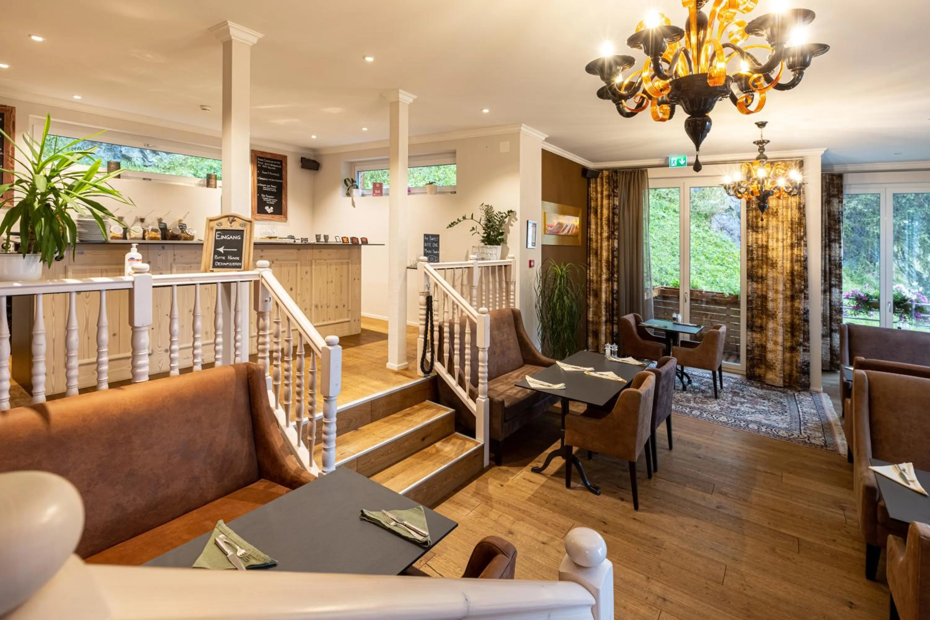 Buffet breakfast in Home Hotel Arosa