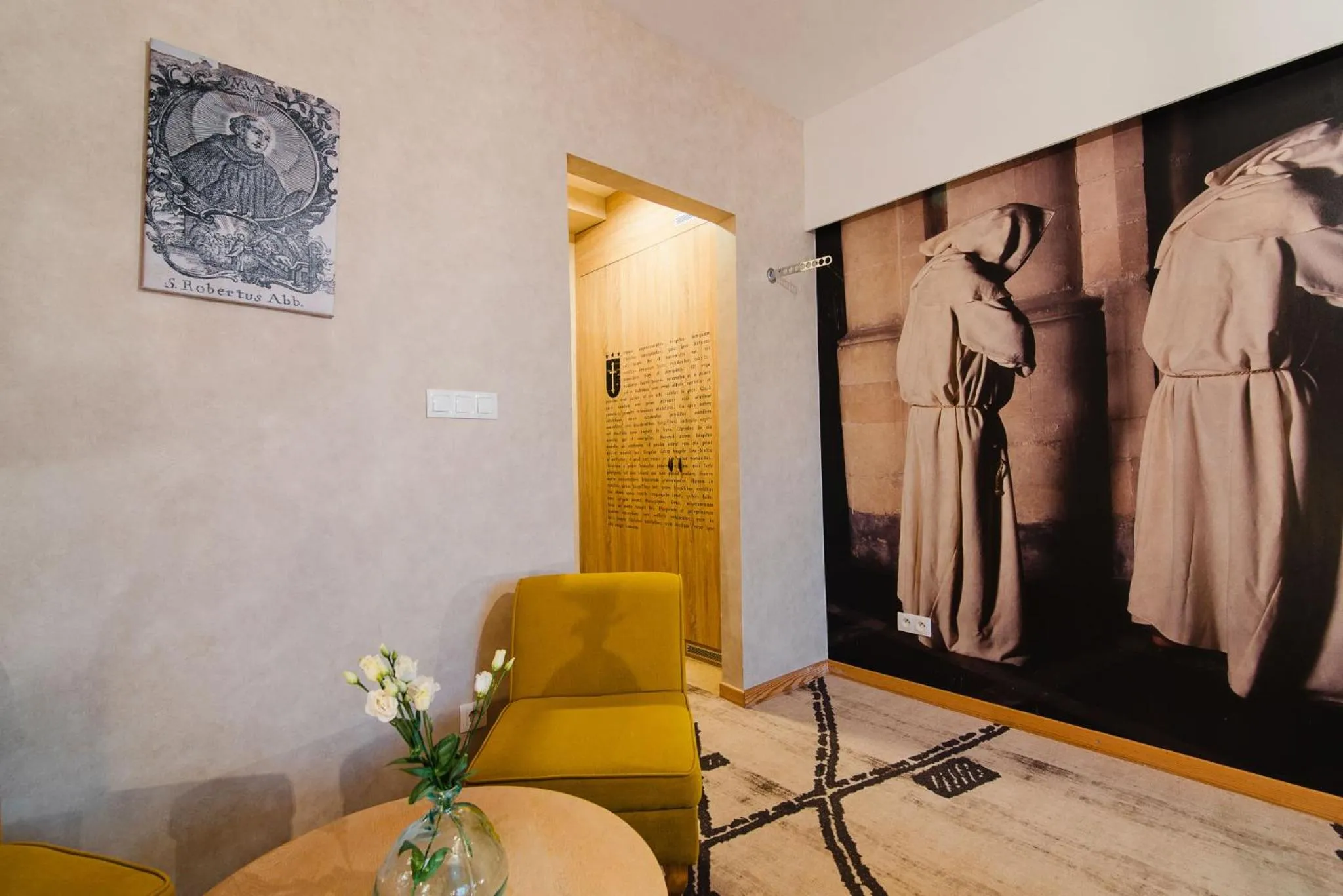 Decorative detail in Hotel Podklasztorze