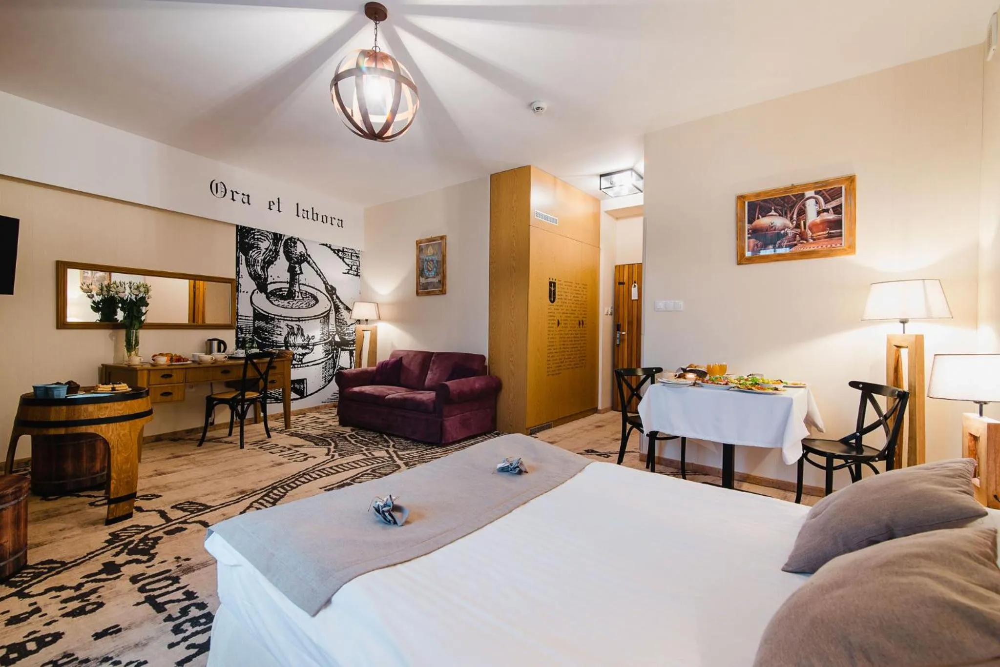 Bed in Hotel Podklasztorze