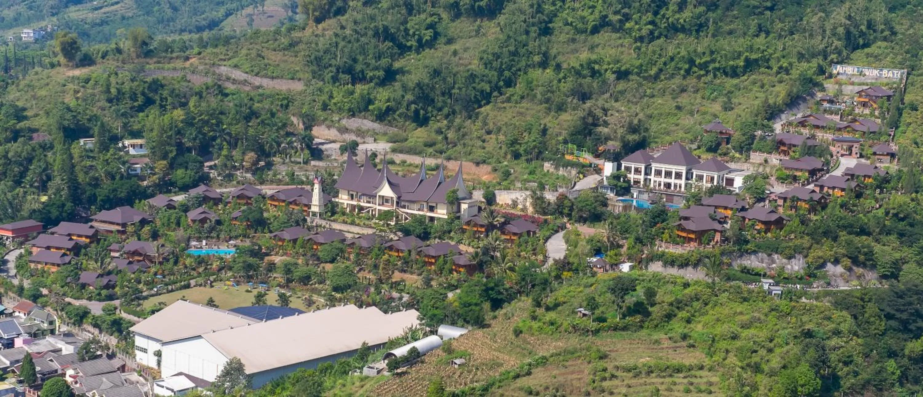 Bird's eye view in Jambuluwuk Convention Hall & Resort Batu