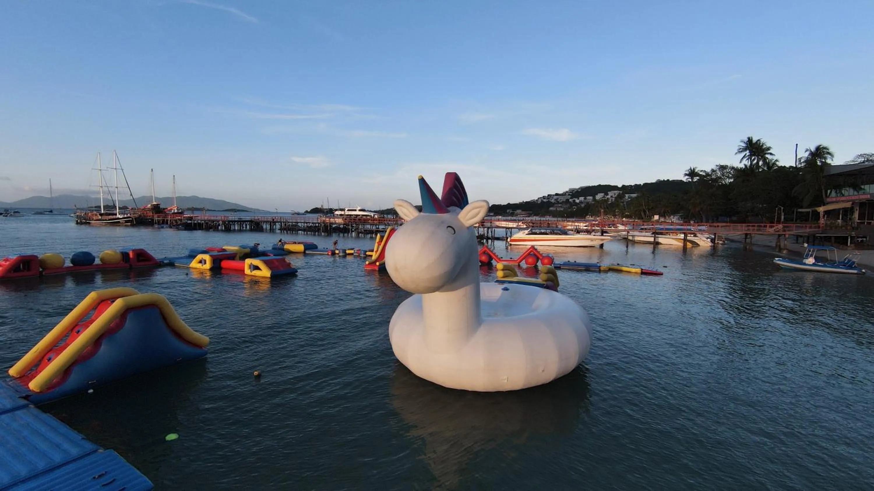 Aqua park in Samui Pier Beach Front & Resort