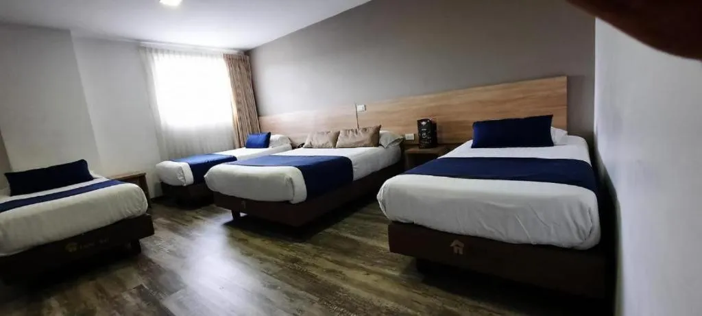 Bed in Hotel Expo Inn Embajada