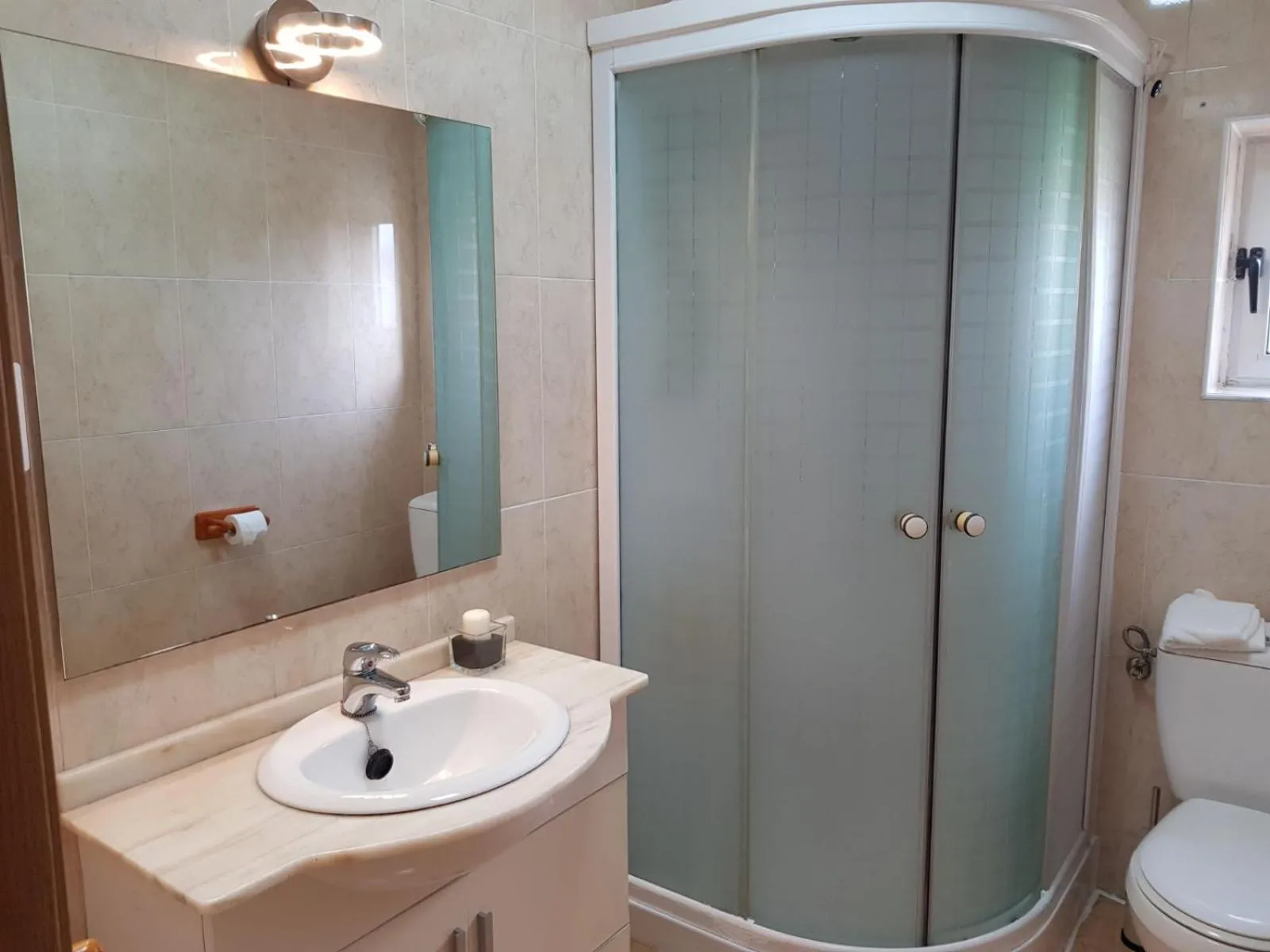 Shower in Casa de Campo Cruz de Pedra