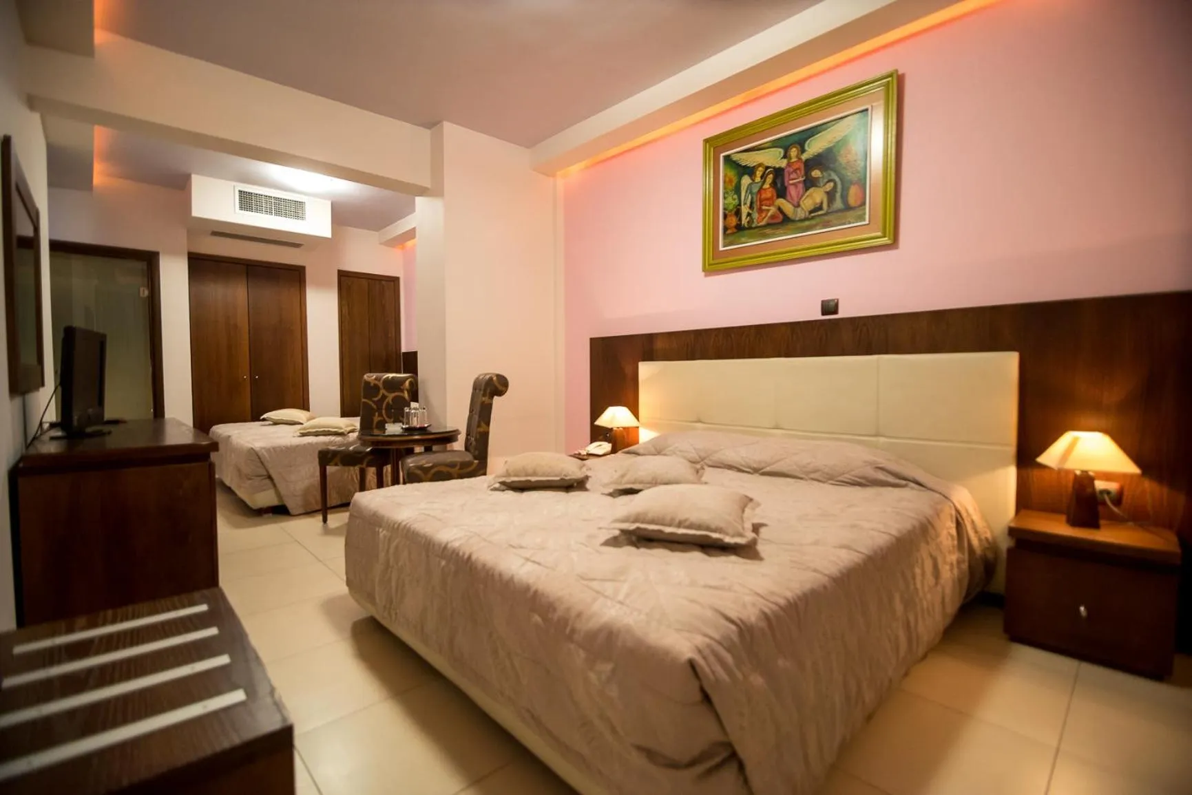 Bed in Panorama Hotel