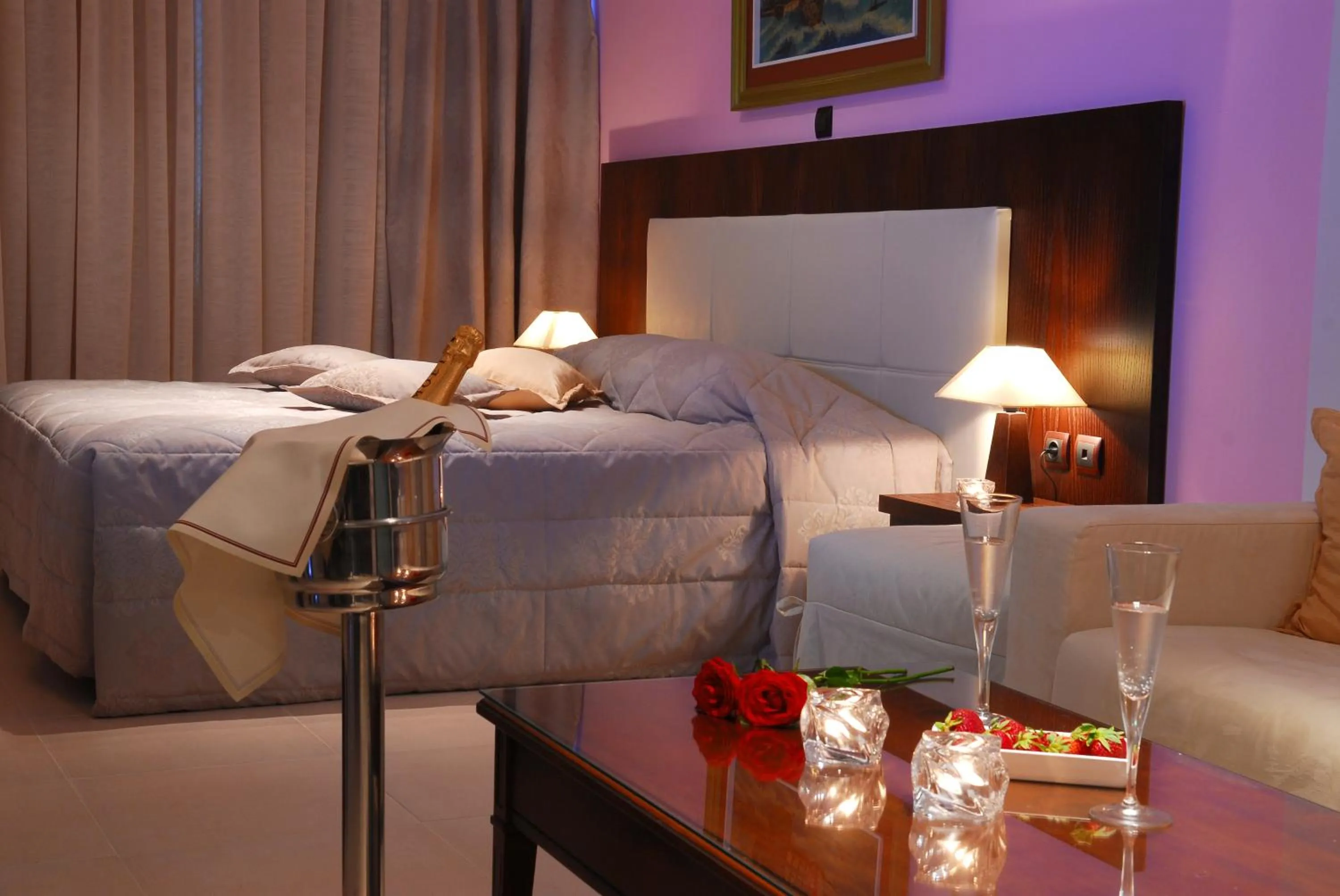 Bed in Panorama Hotel