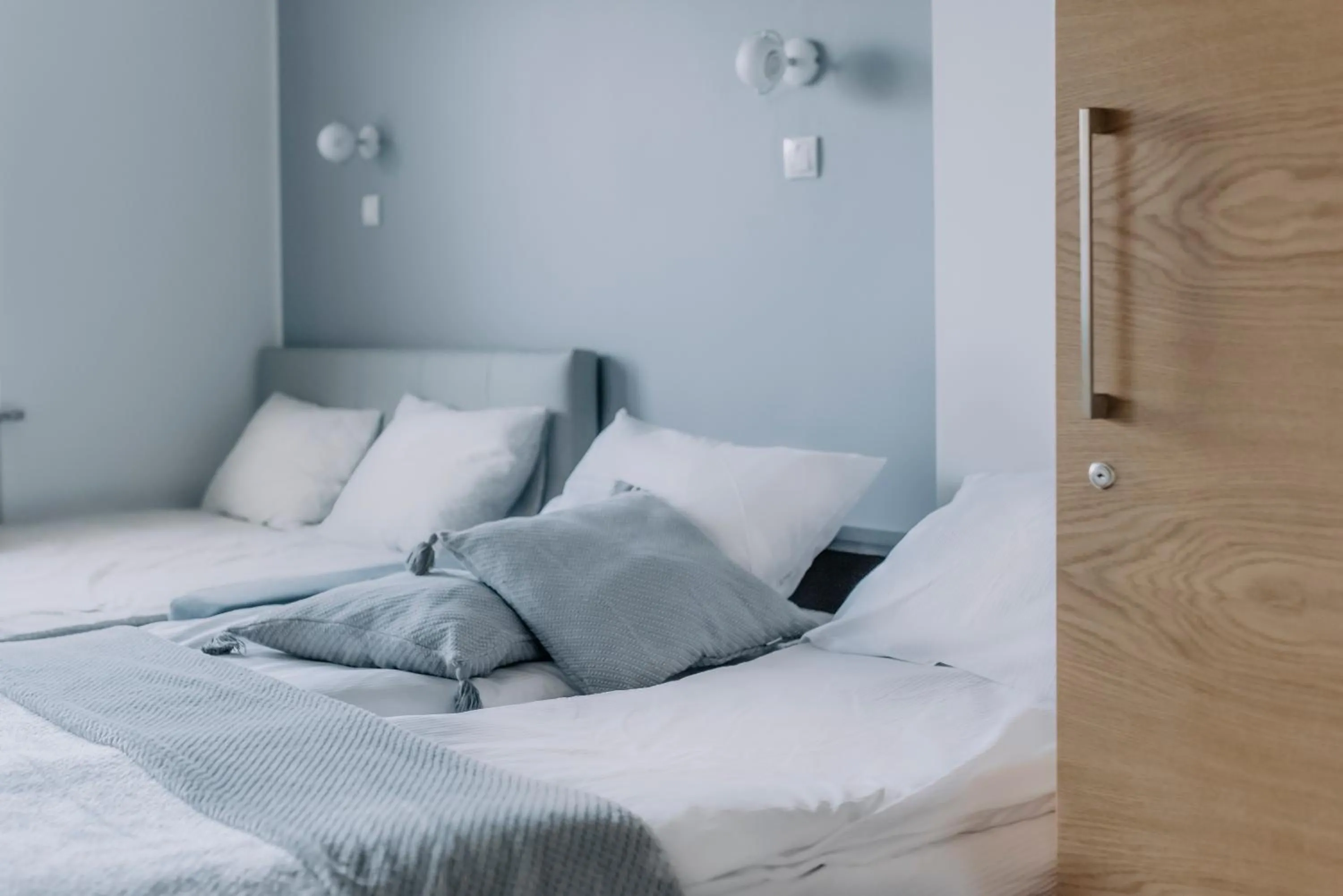 Bed in APARTEL Plac Zbawiciela Studio