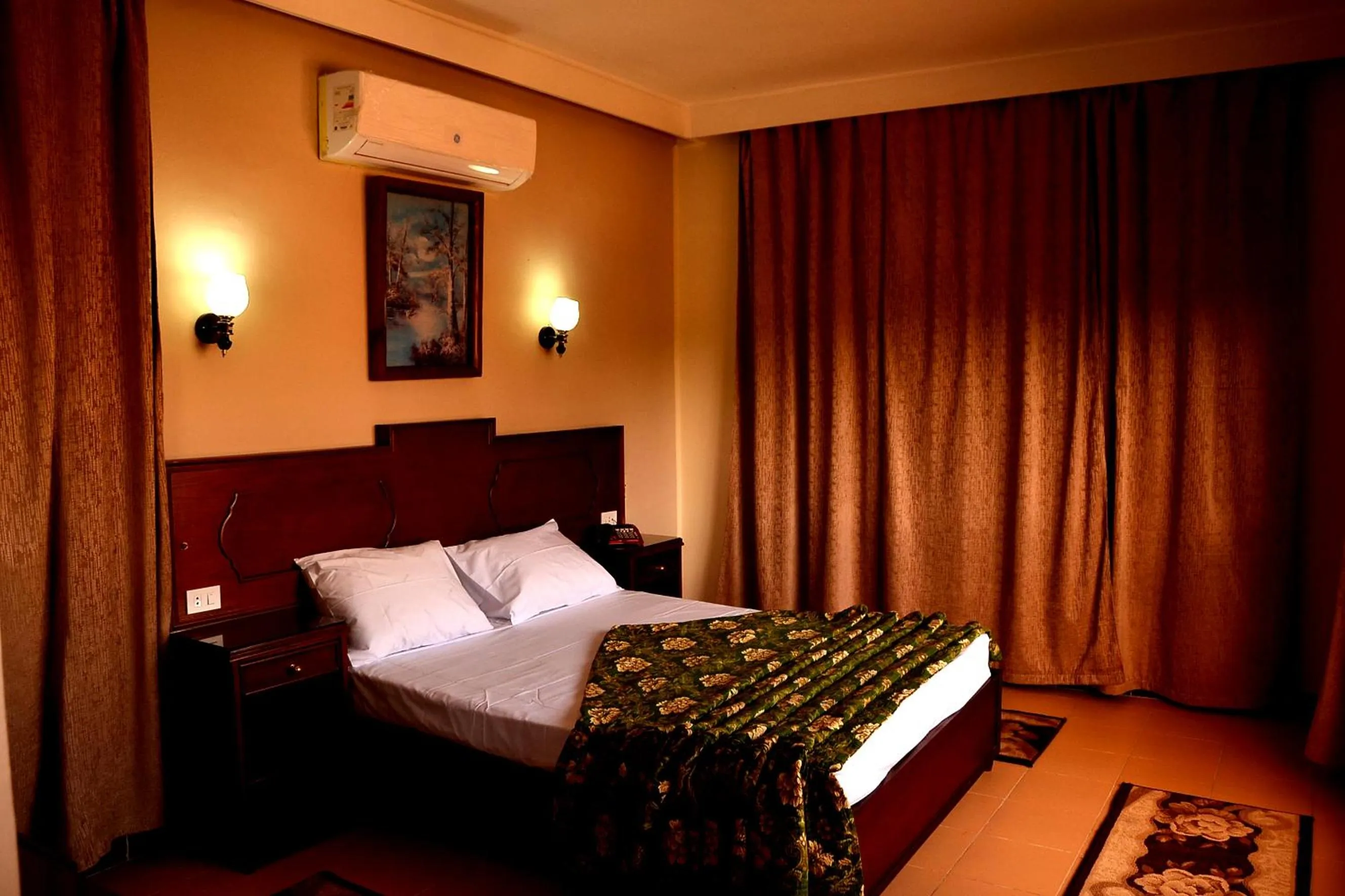 Bed in Sand Beach Resort