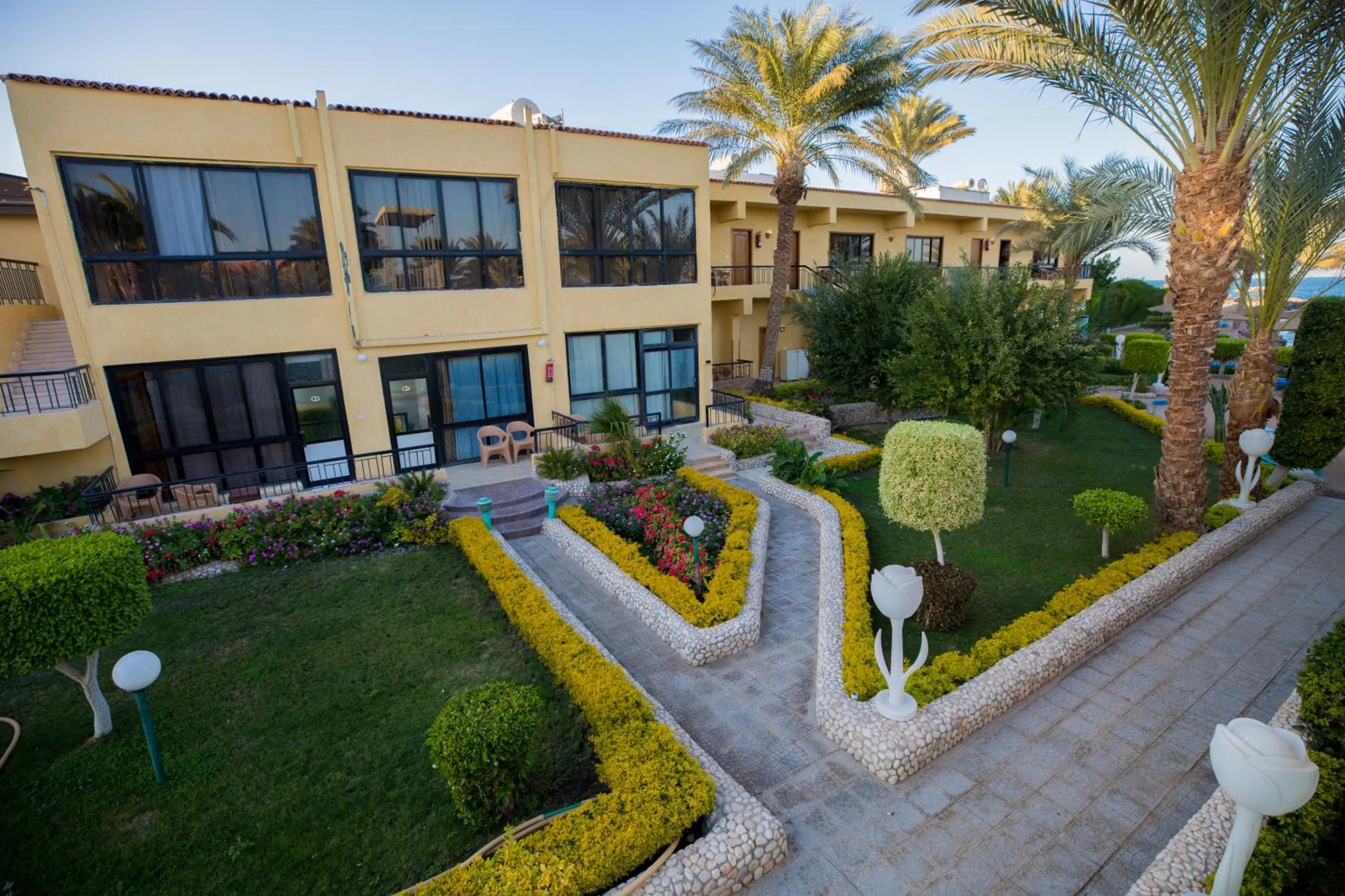 Garden view in Sand Beach Resort