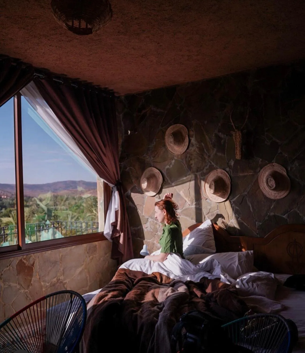 Bathroom, Bed in Riad Chay & Boutique
