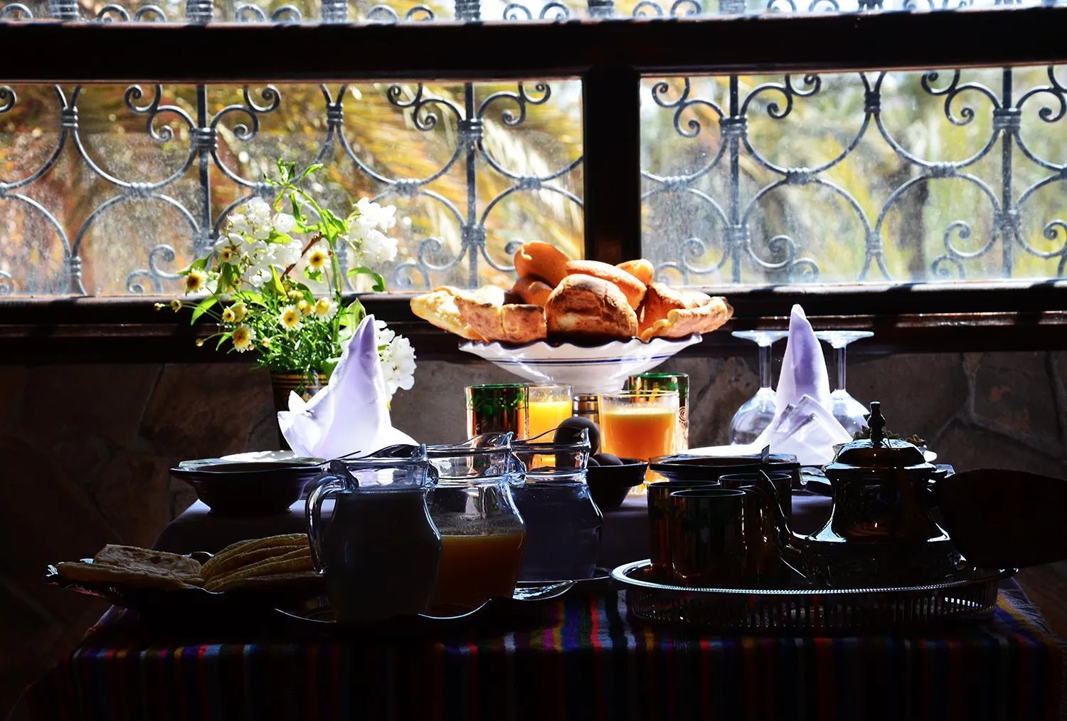 Continental breakfast in Riad Chay & Boutique