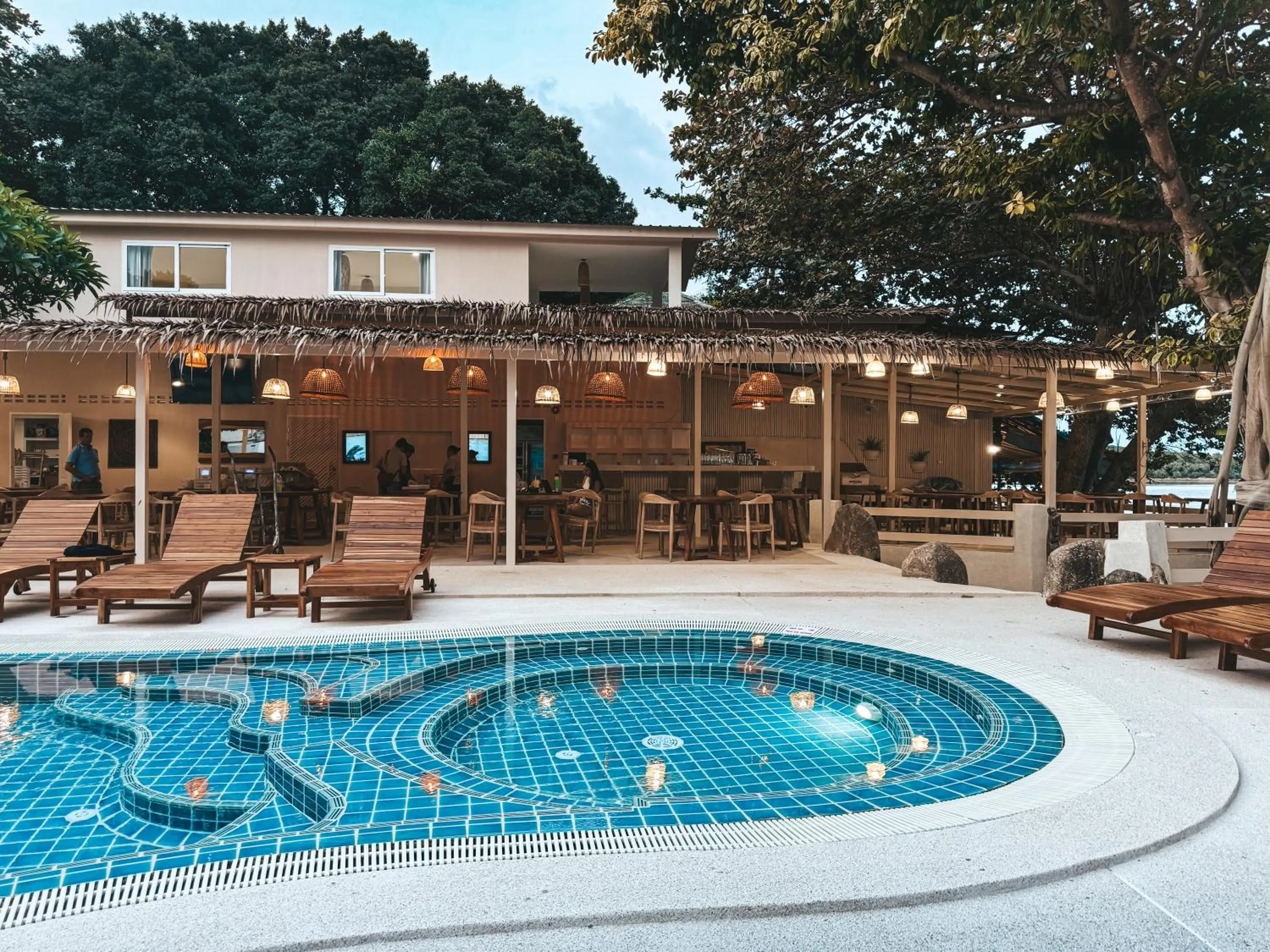 Patio in Blue Turtle Hotel Samui