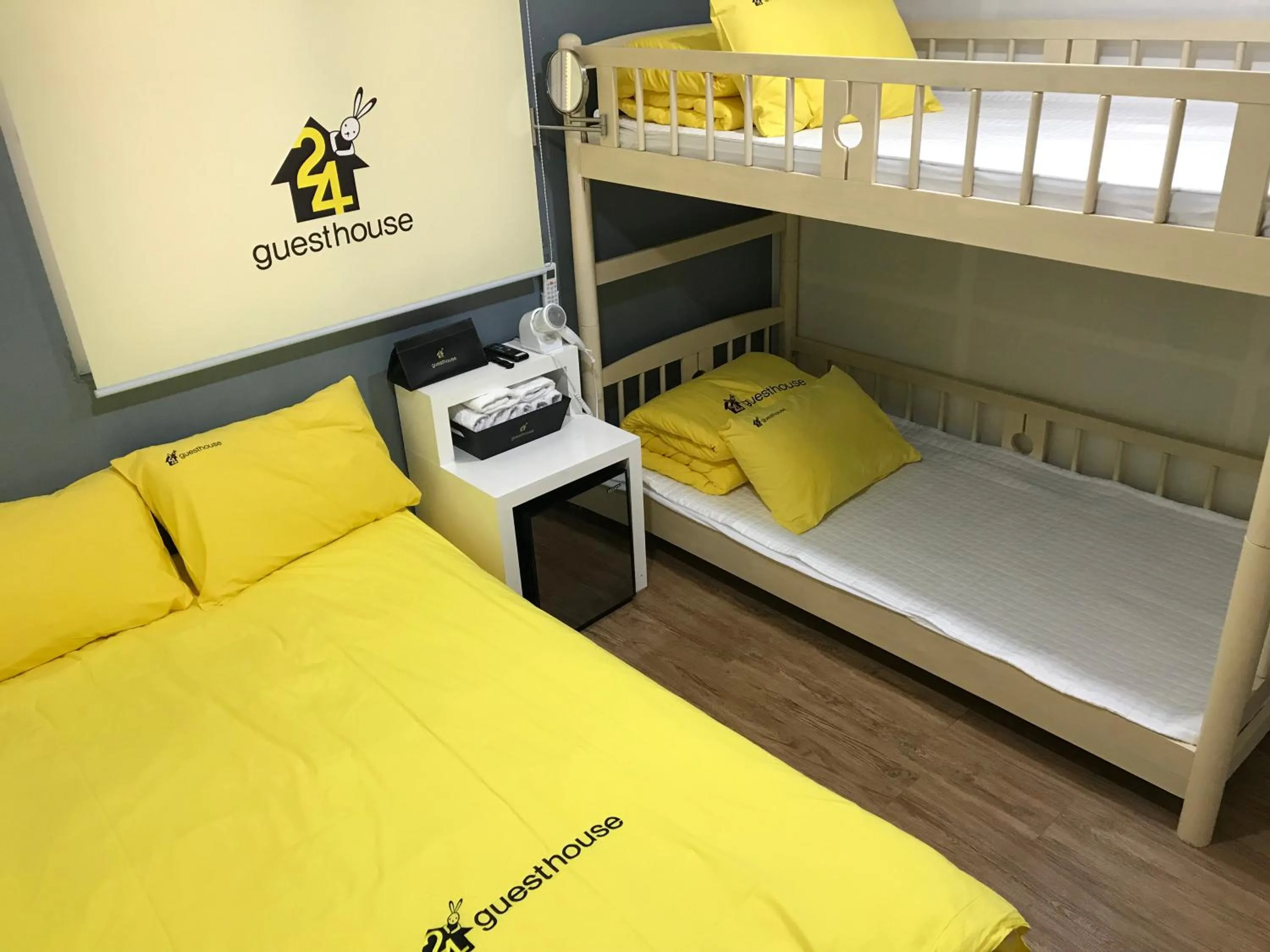 Bed in 24 Guesthouse Jeonju