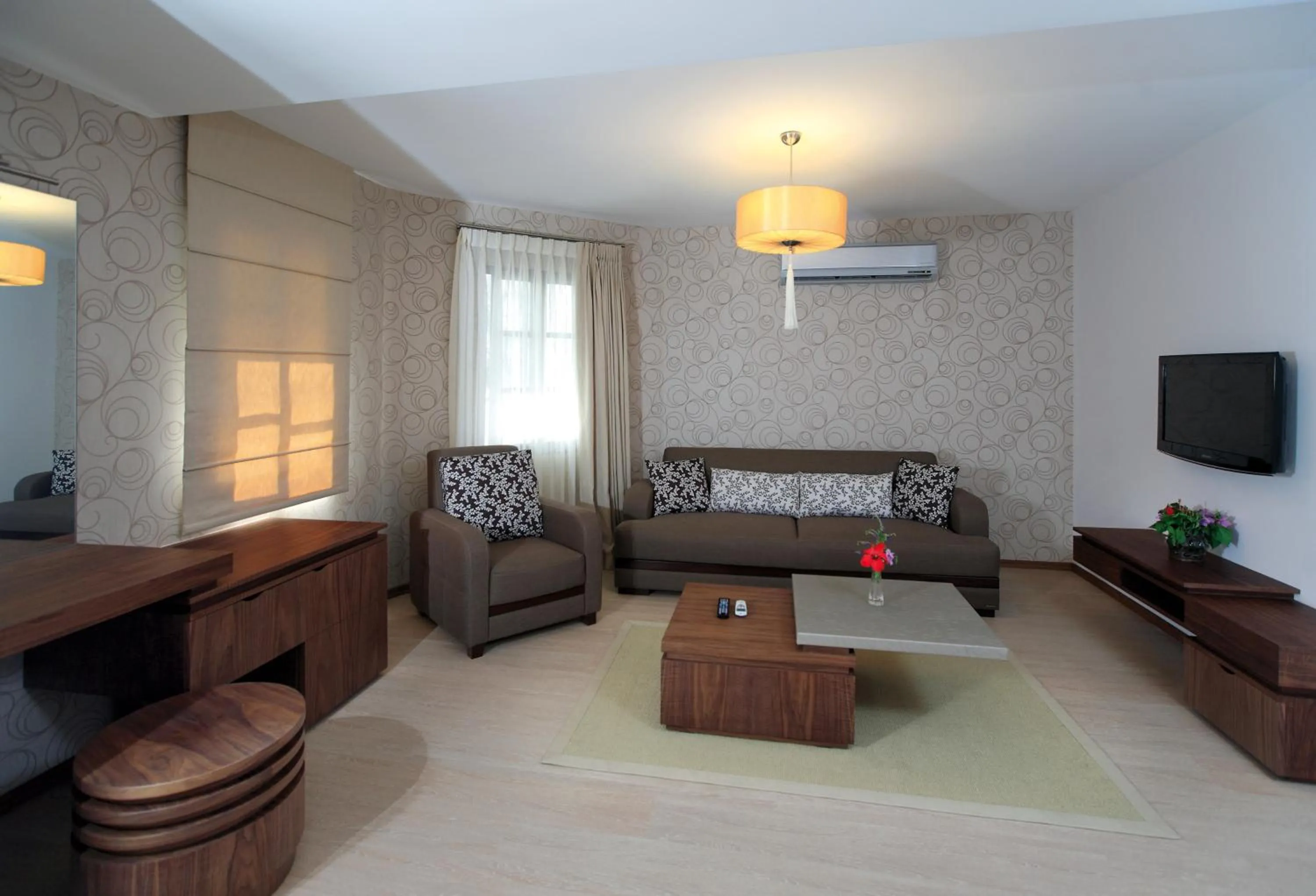 Seating area in Torbahan Hotel