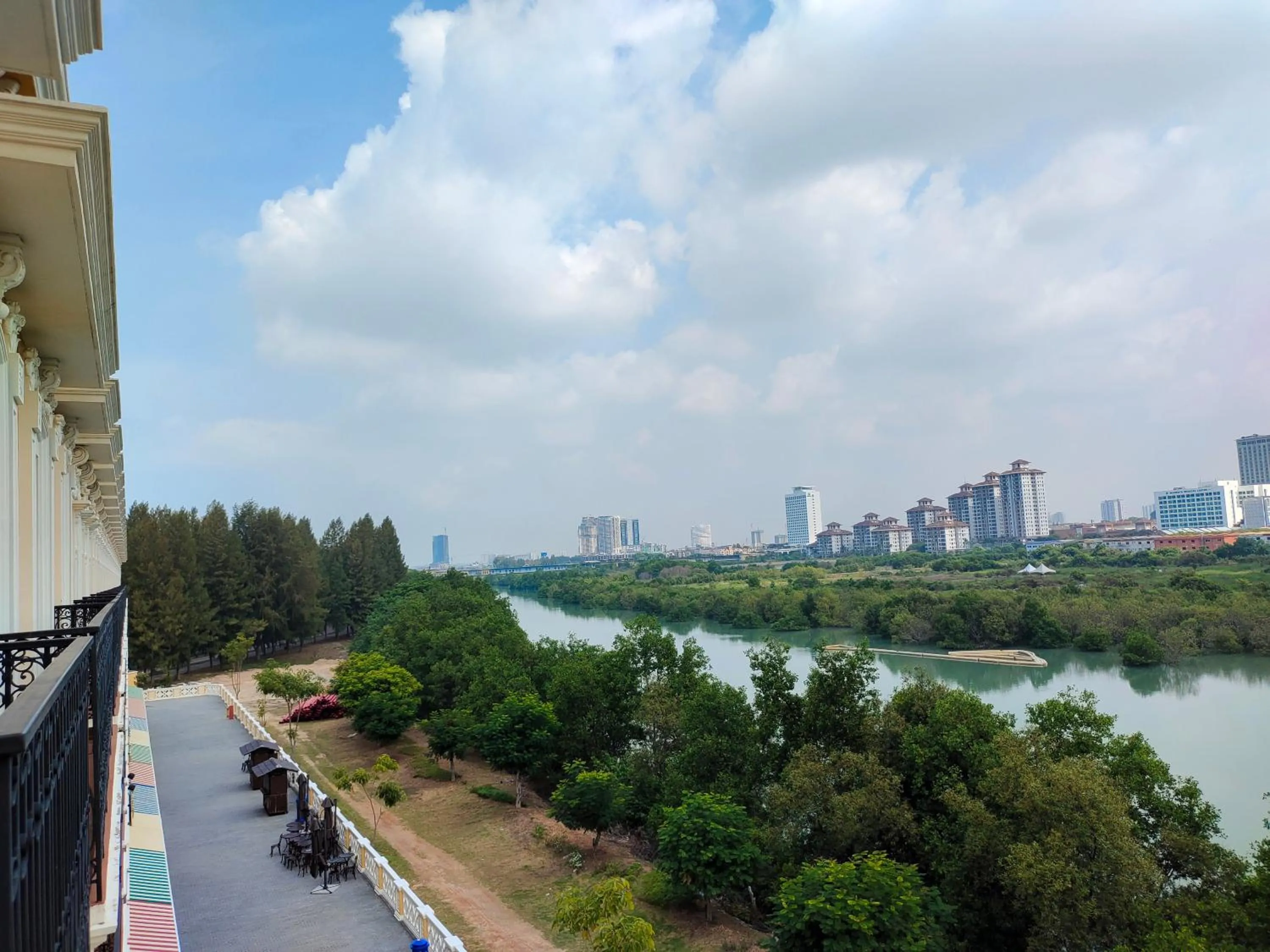 River view in Riviera Suites Melaka
