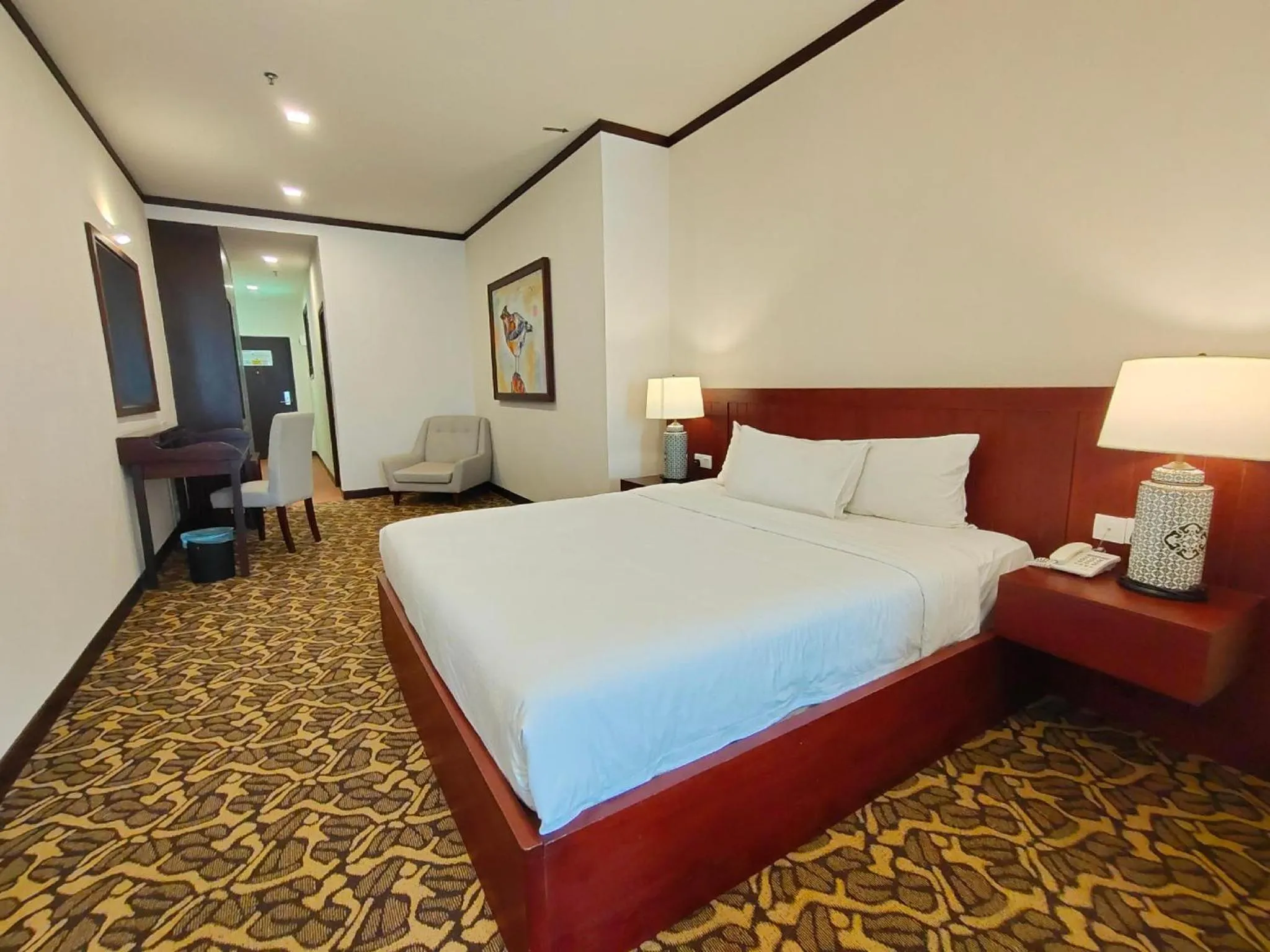 Bed in Riviera Suites Melaka