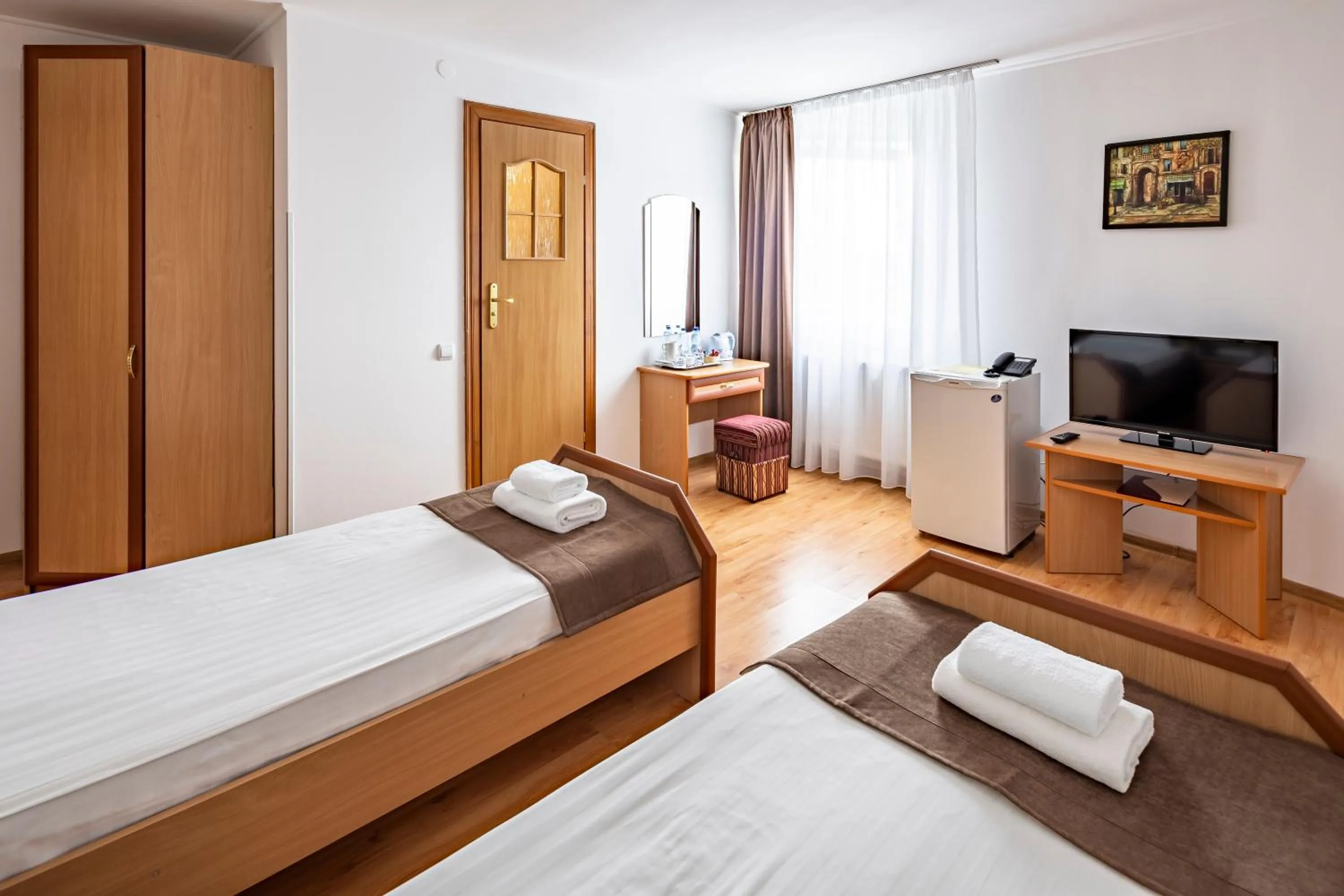 Bed in Hotel Galaktika