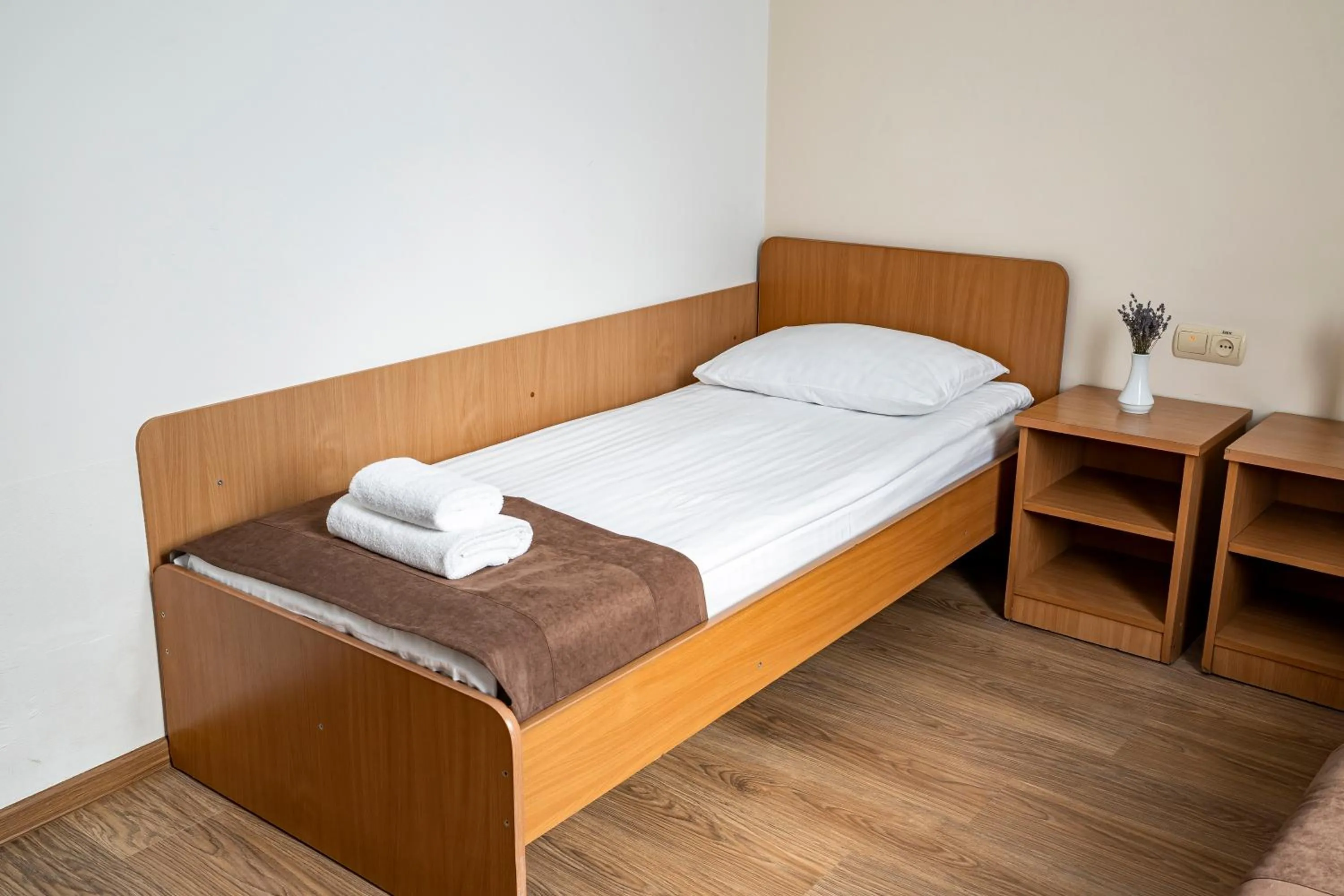 Bed in Hotel Galaktika