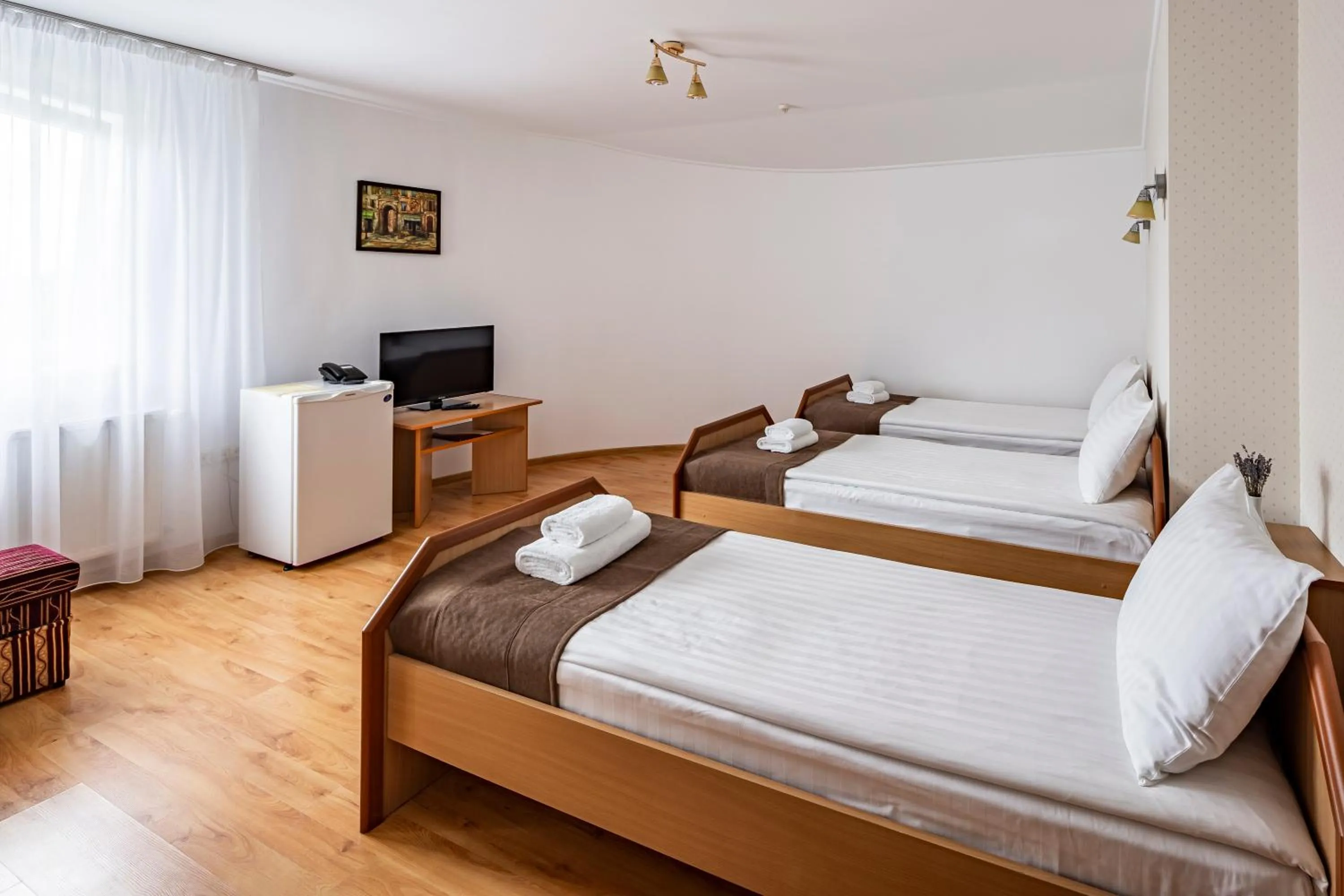 Bed in Hotel Galaktika