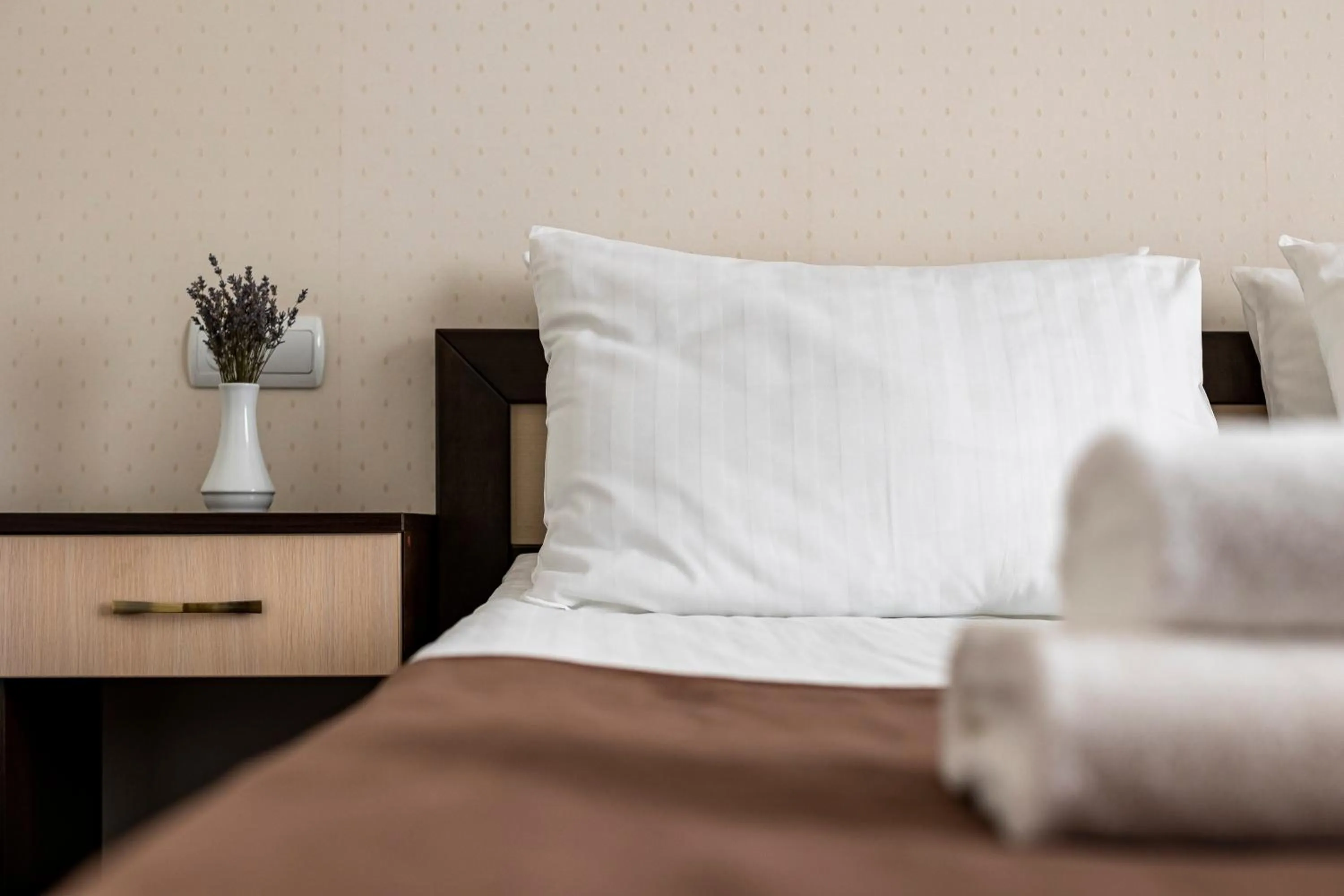 Decorative detail, Bed in Hotel Galaktika