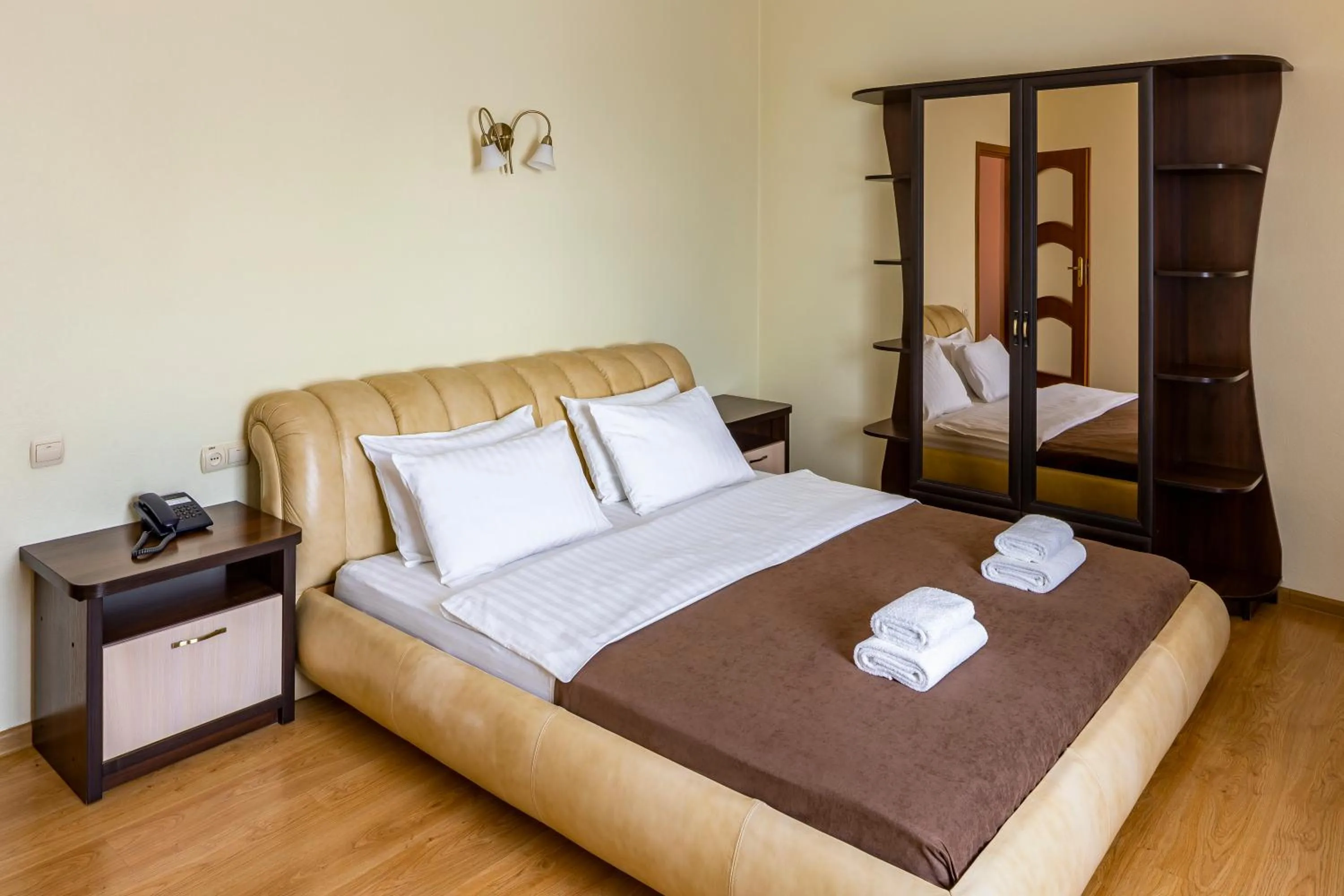 Bed in Hotel Galaktika