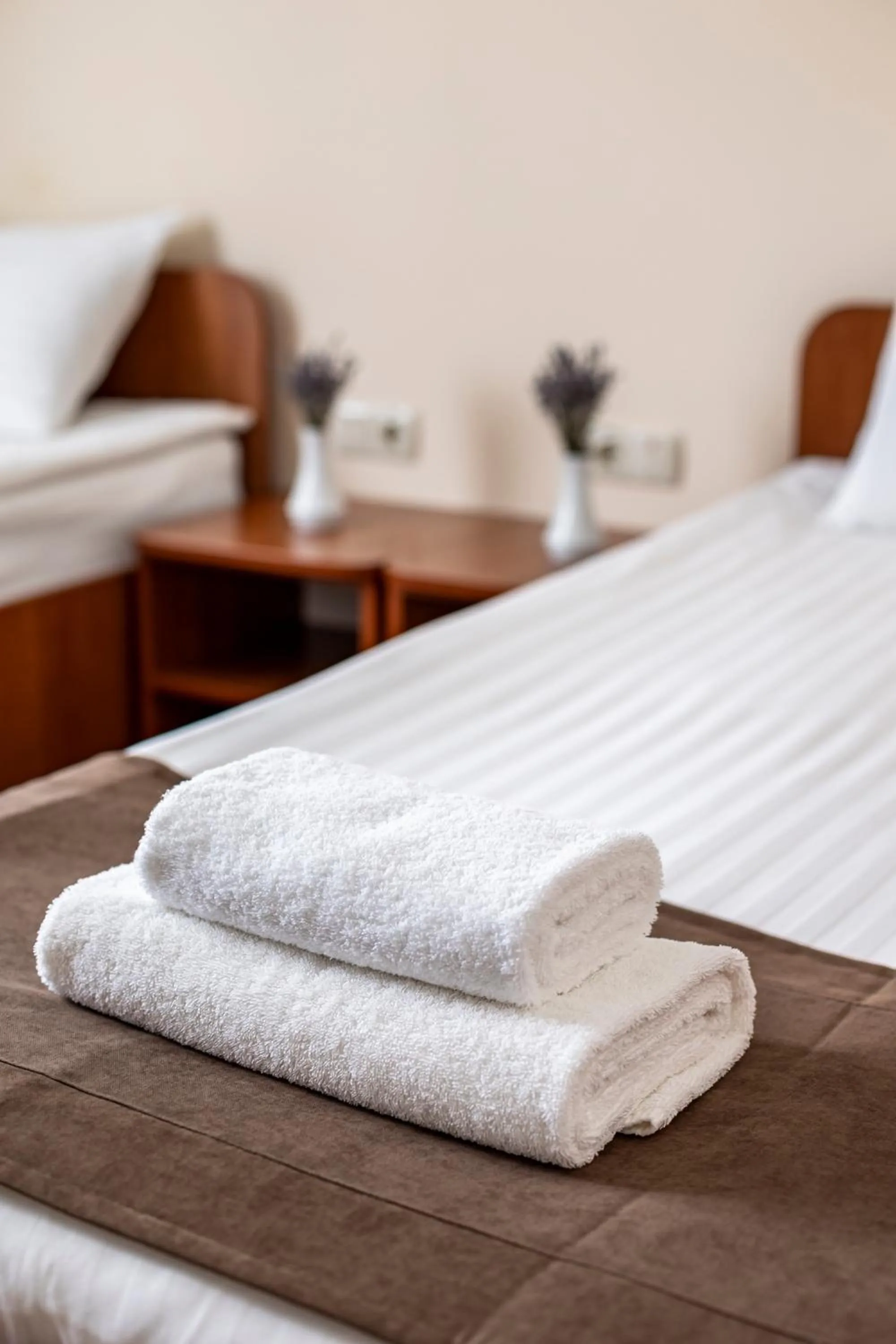 towels, Bed in Hotel Galaktika