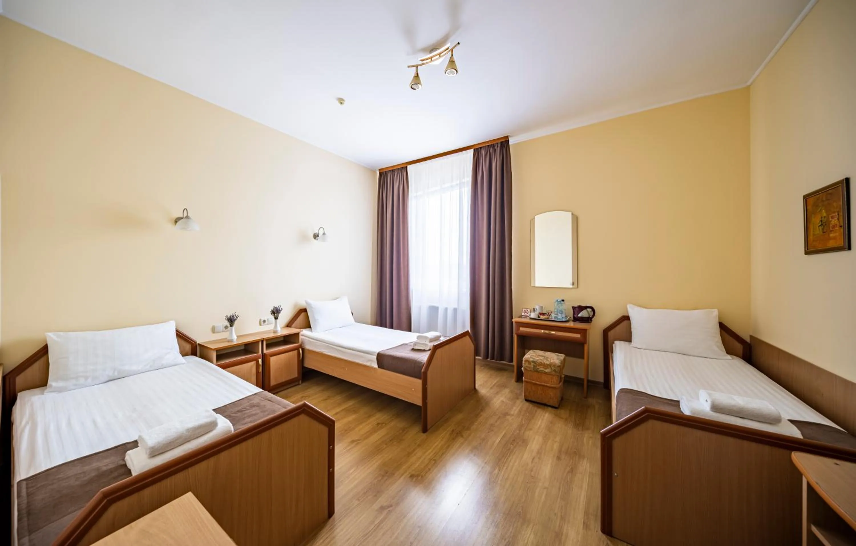 Bed in Hotel Galaktika