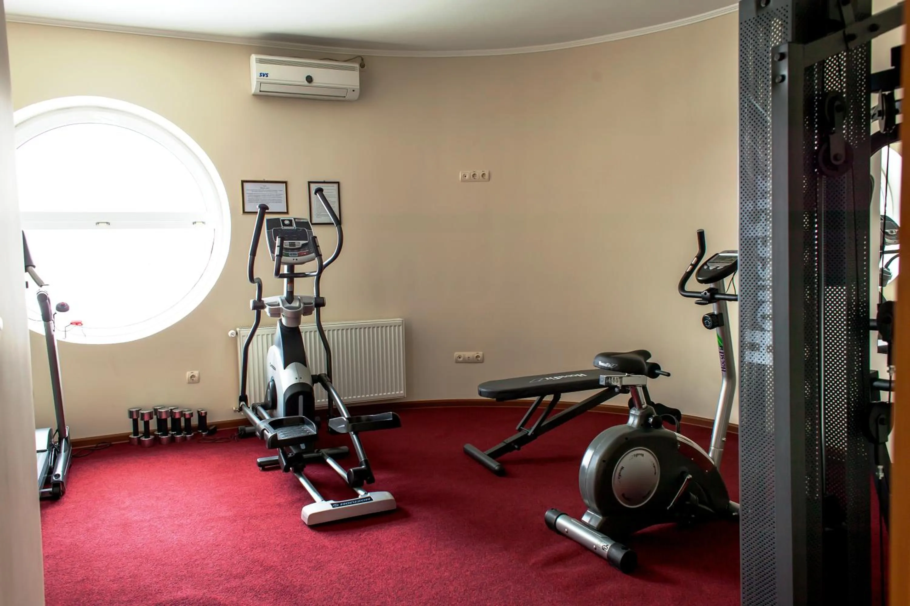 Fitness centre/facilities in Hotel Galaktika