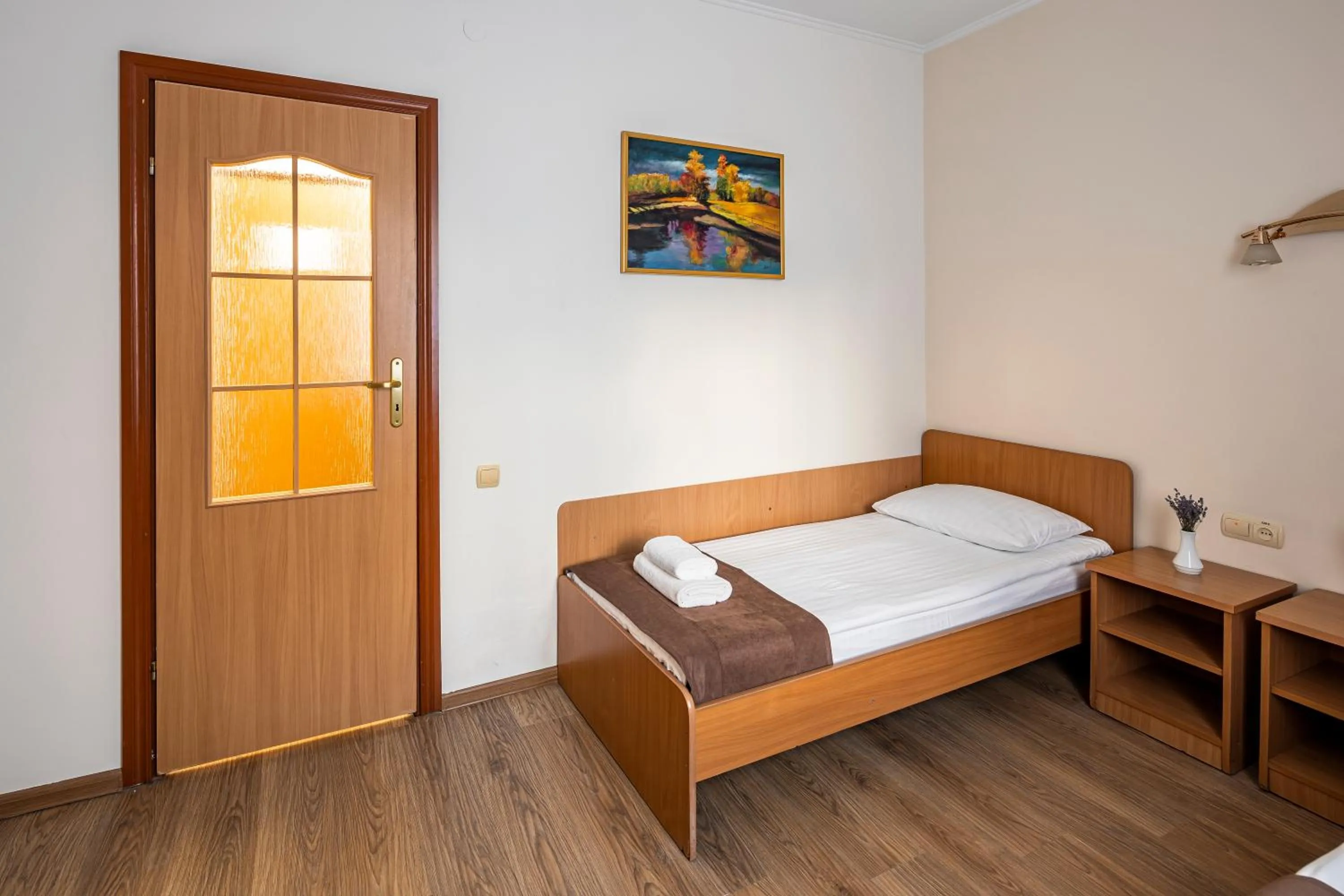 Bedroom, Bed in Hotel Galaktika