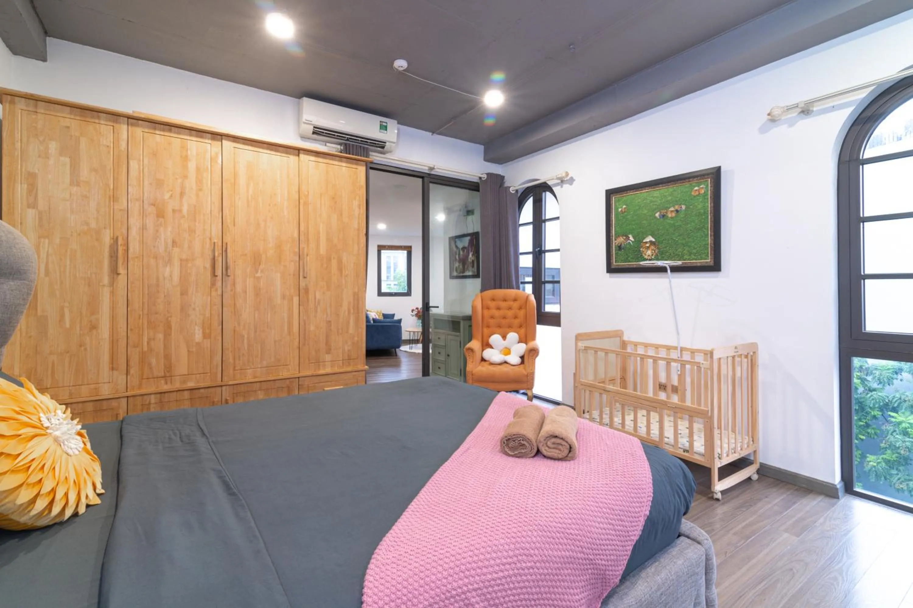 Bedroom, Bed in SaziHome Le Thanh Tong Hanoi