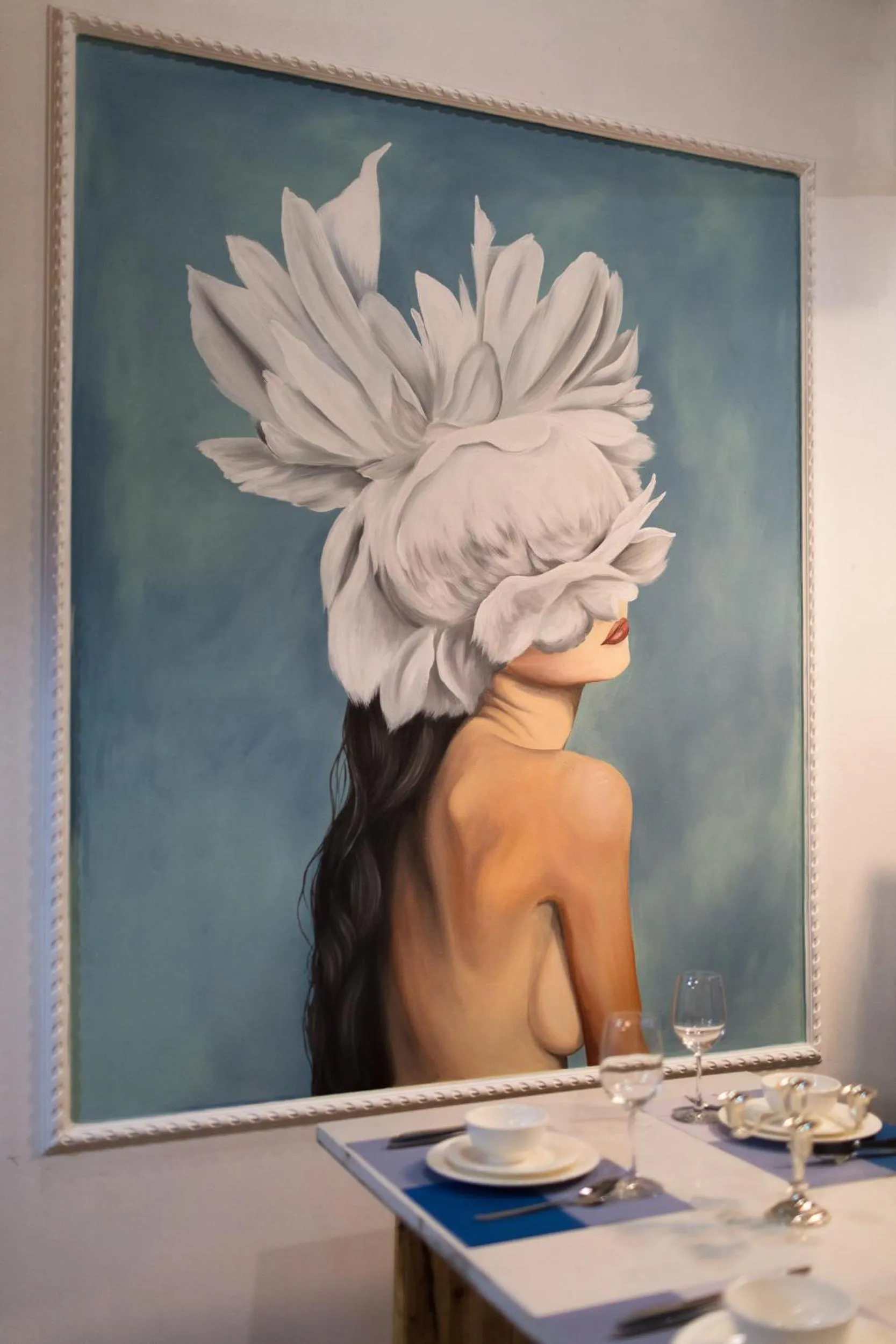 Decorative detail in SaziHome Le Thanh Tong Hanoi