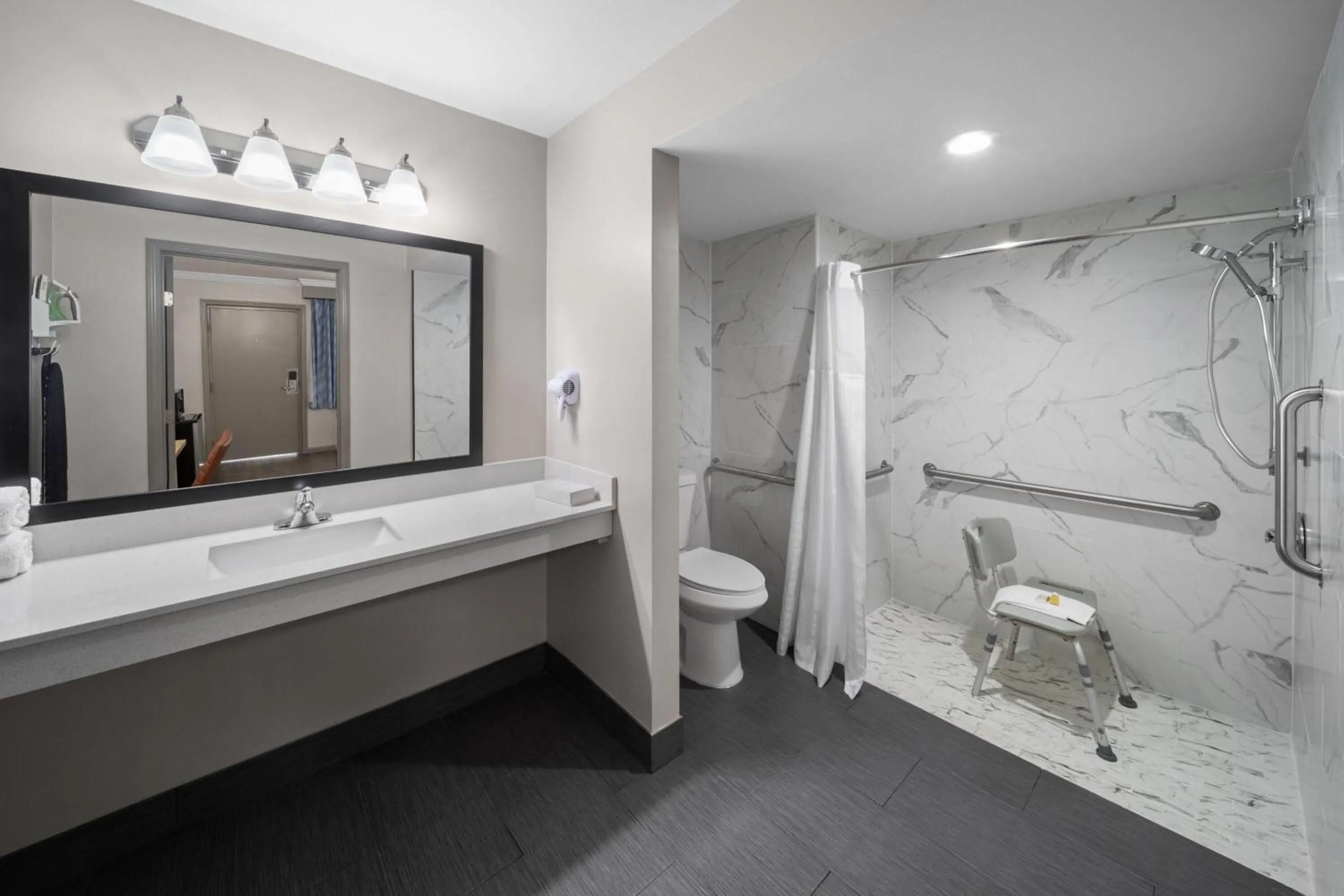 Shower in Days Inn by Wyndham Slidell